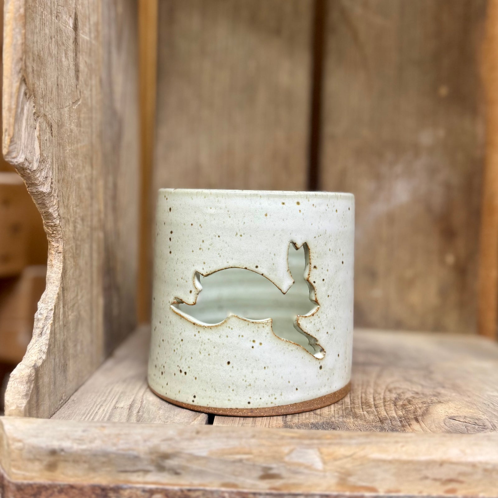 Easter Bunny Luminary {Classic White}