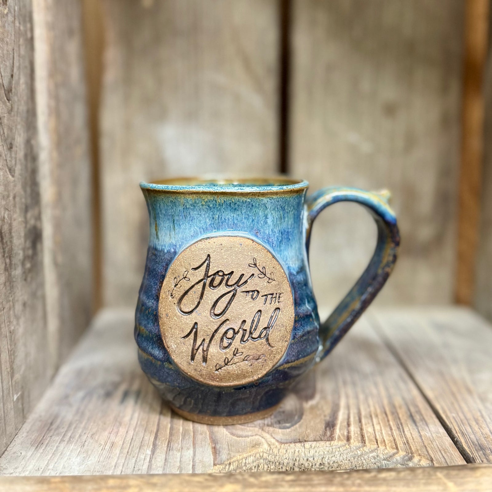 Joy to the World Mug {Smoky Blue}