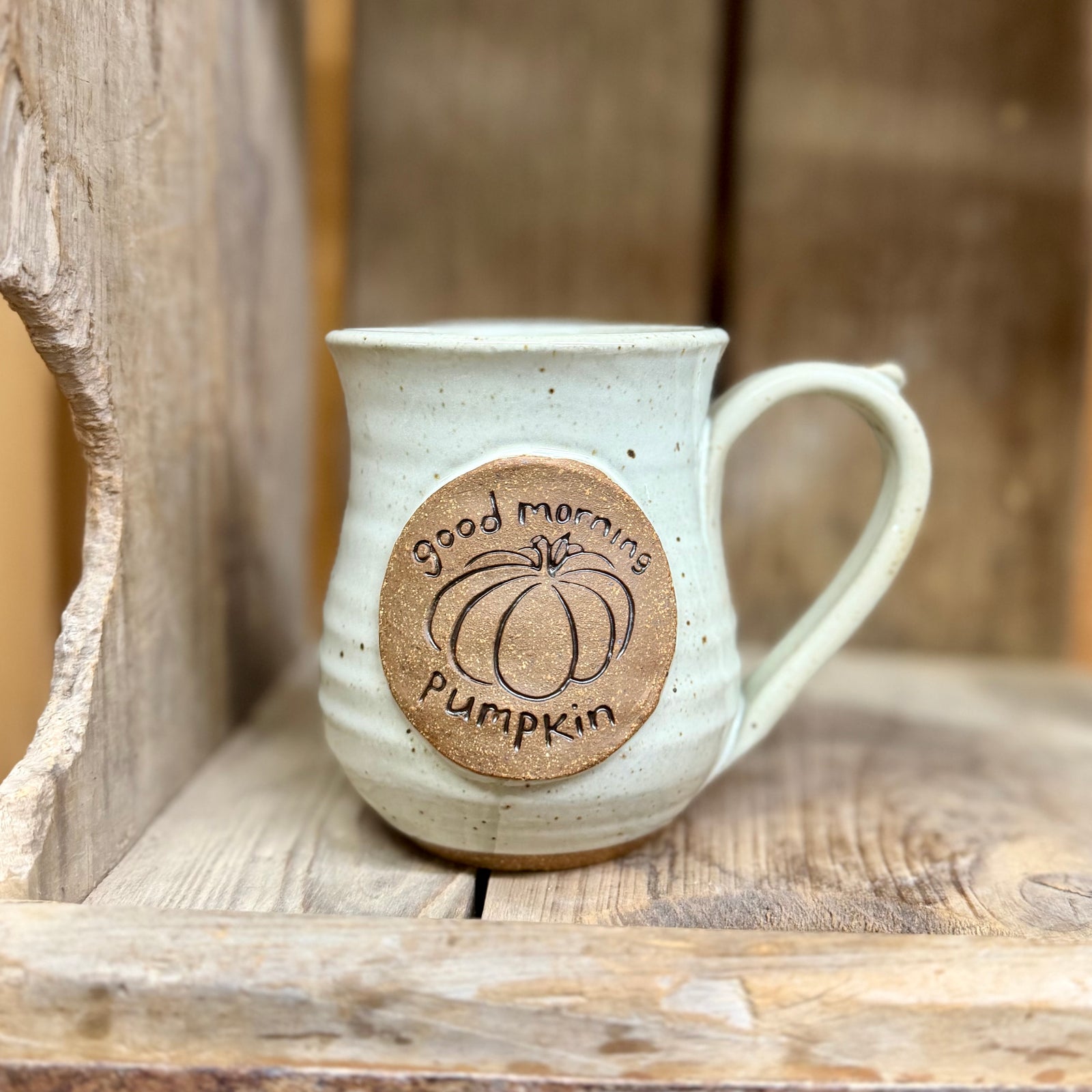 Good Morning Pumpkin Mug {Classic White}