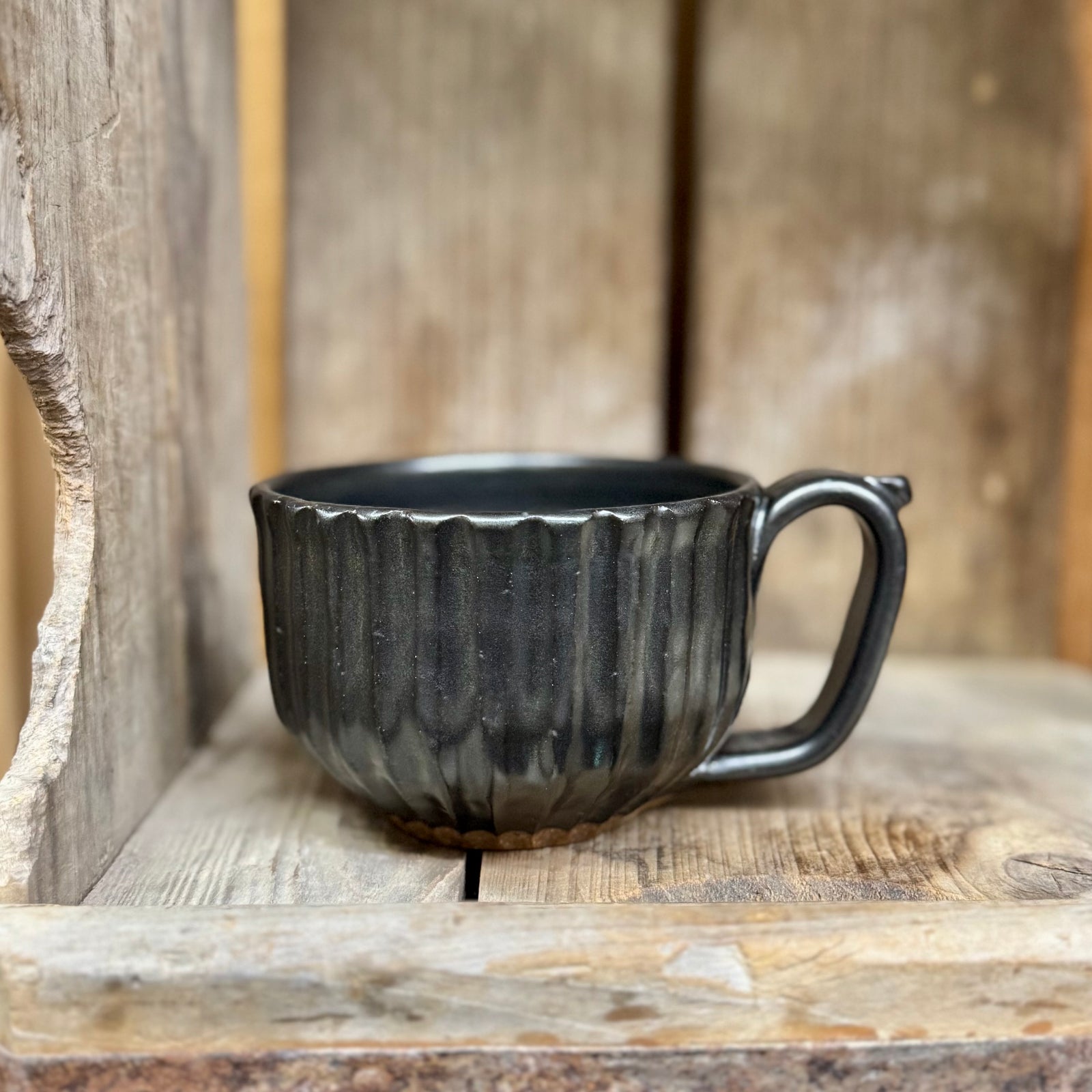 Appalachian Collection Soup Cup {Black Lined}