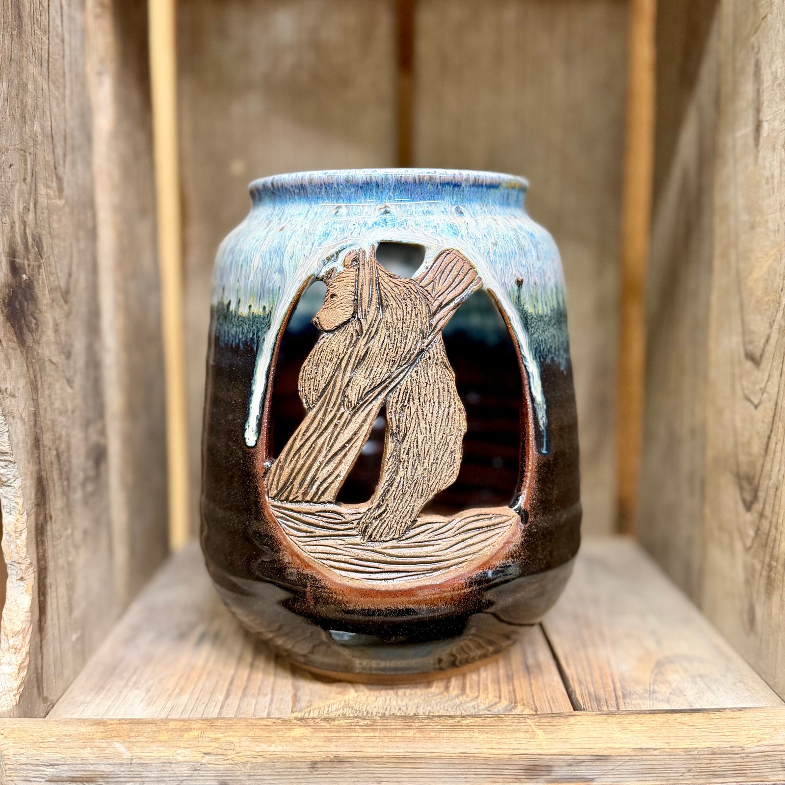 Bear Luminary {Denim}
