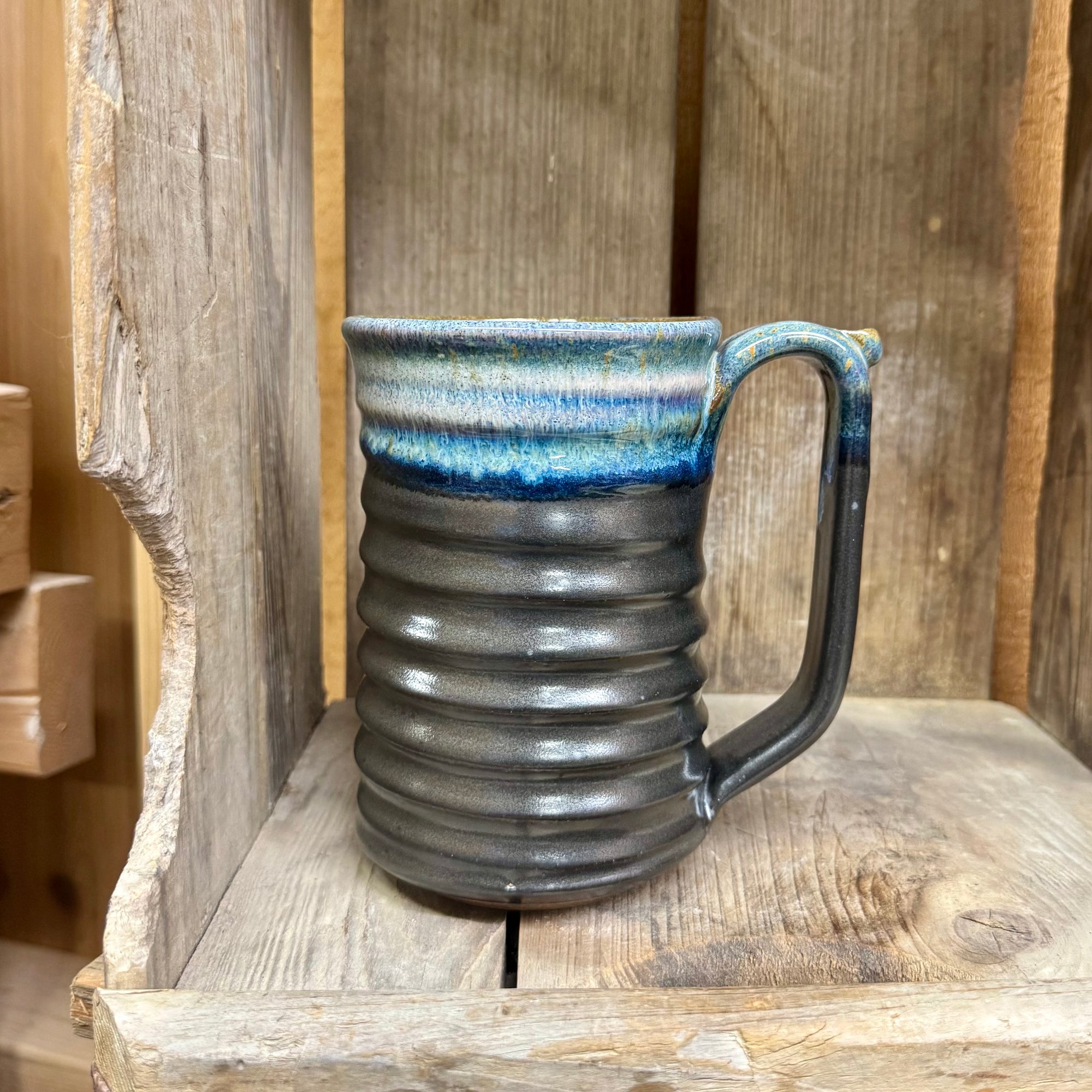 Ridged Stein {Black and Blue}