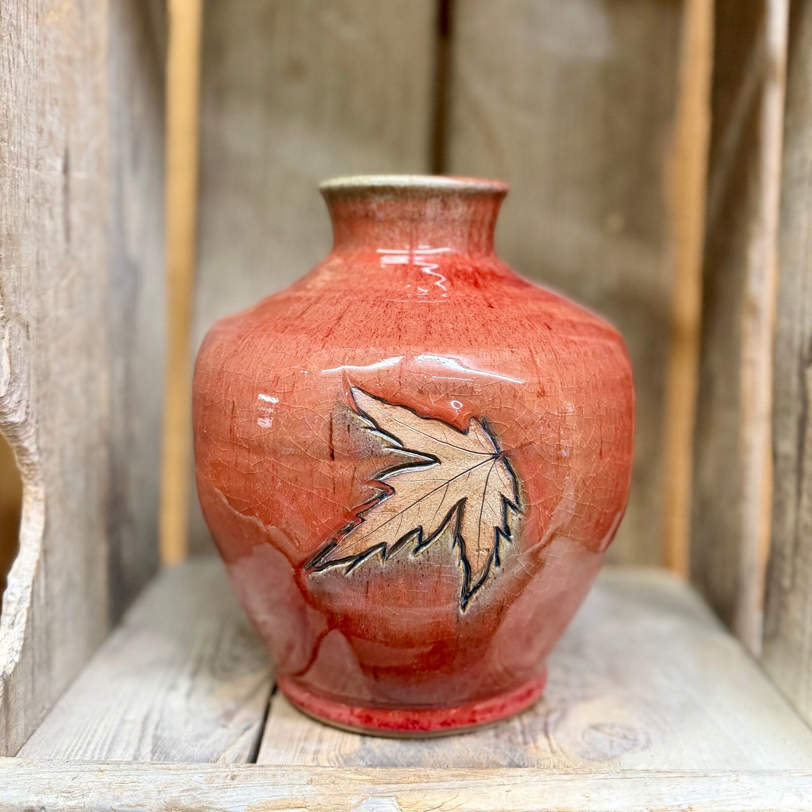 Robert Signature Vase {Copper Red}