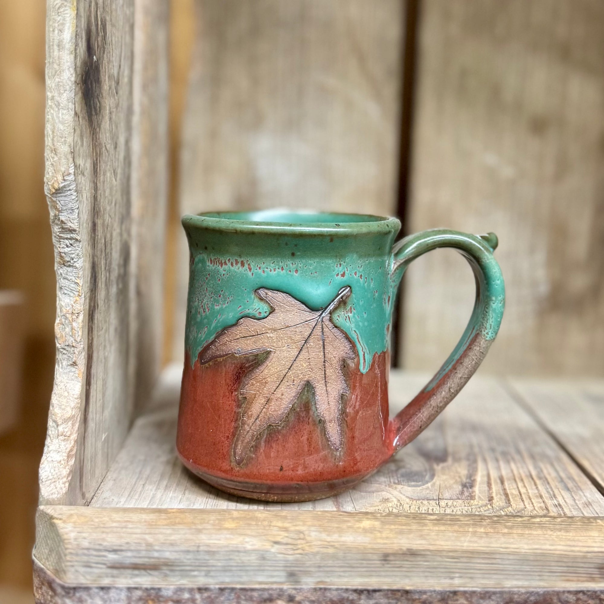Brandon Leaf Mug {Christmas}