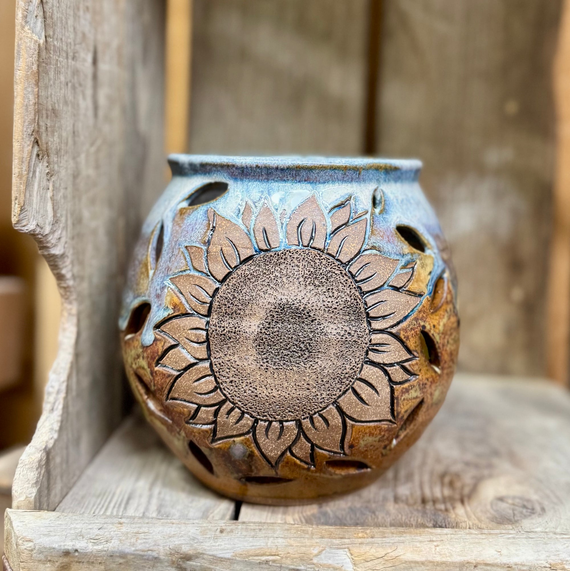 Sunflower Luminary {Pan for Gold}