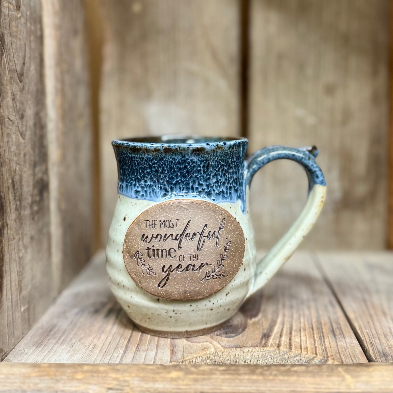 Most Wonderful Time Mug {Blueberry}