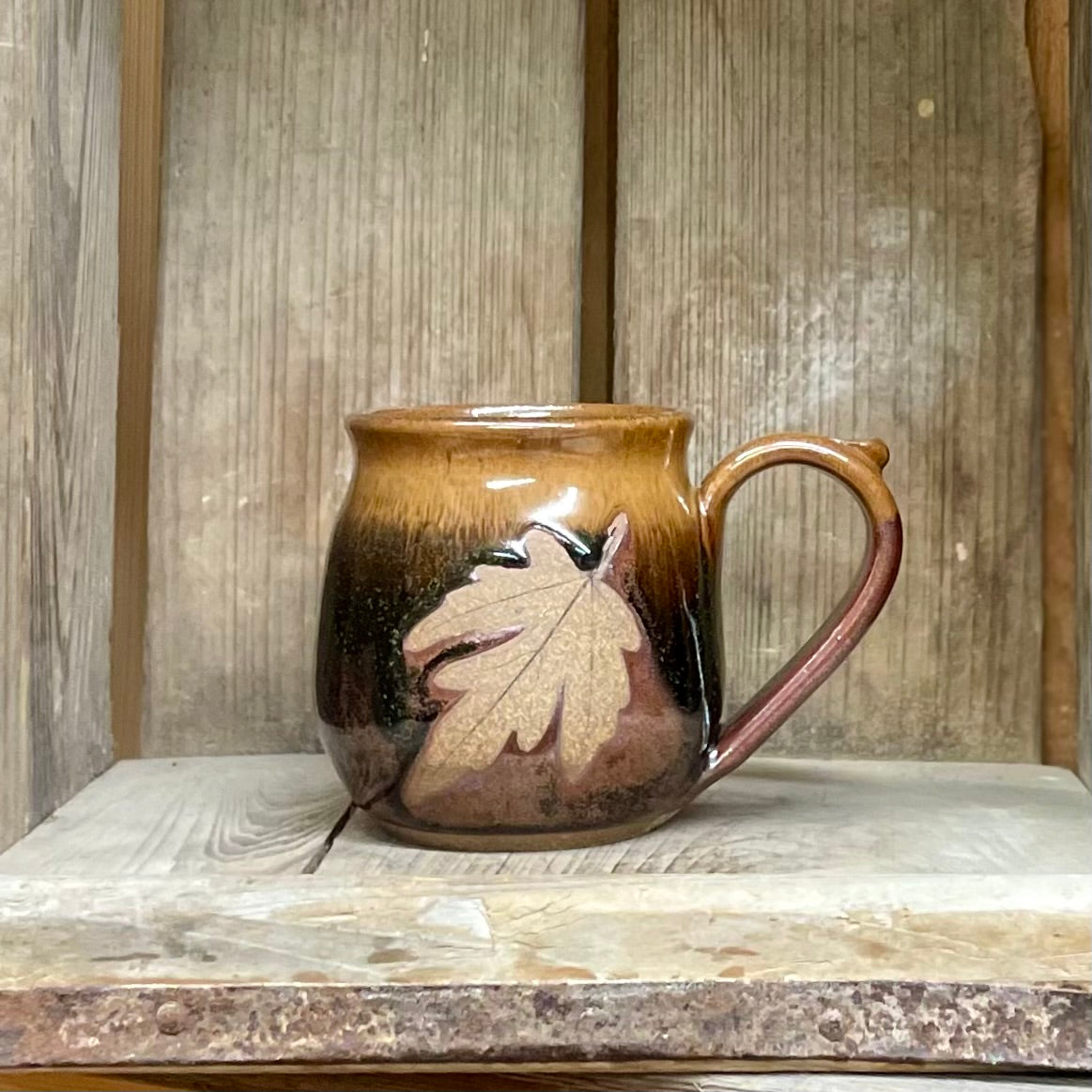 Leaf Mug {Walnut}