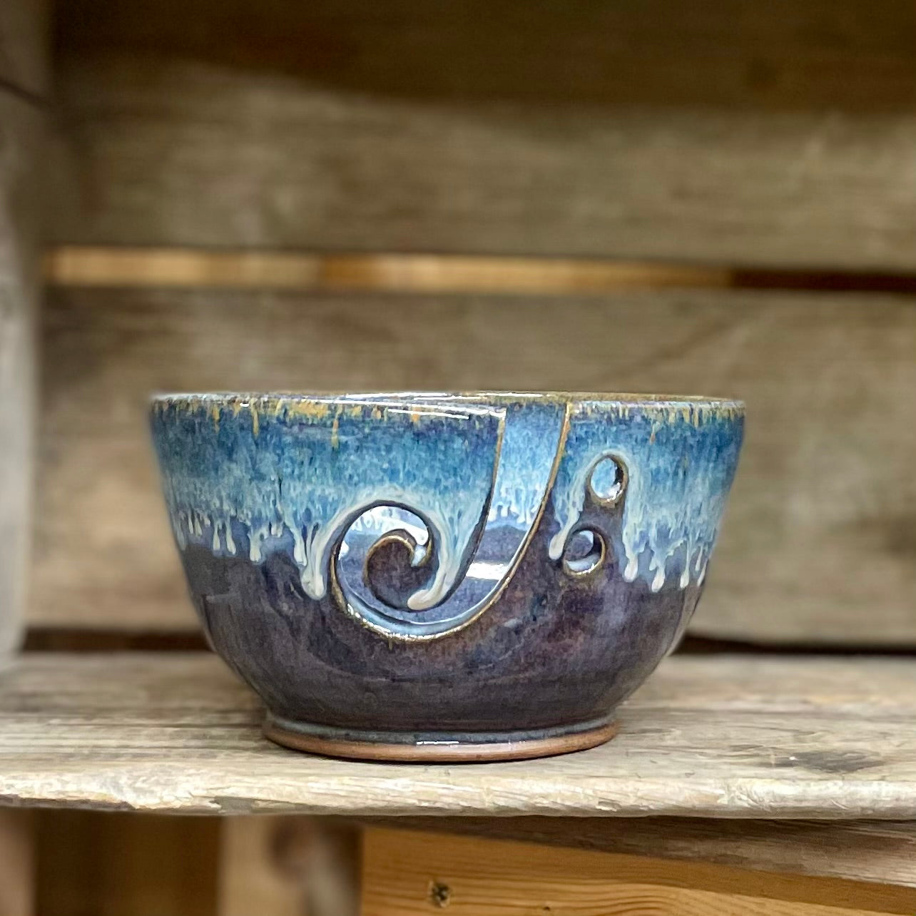 Yarn Bowl {Smoky Blue}