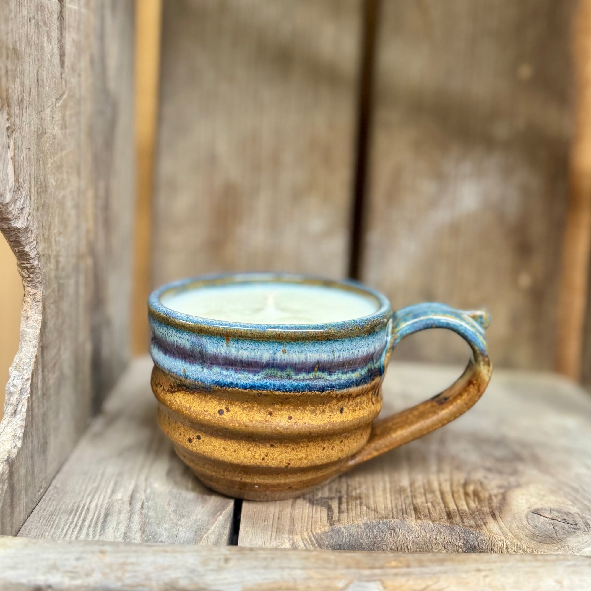 Cappuccino Mug Candle {Pan for Gold}