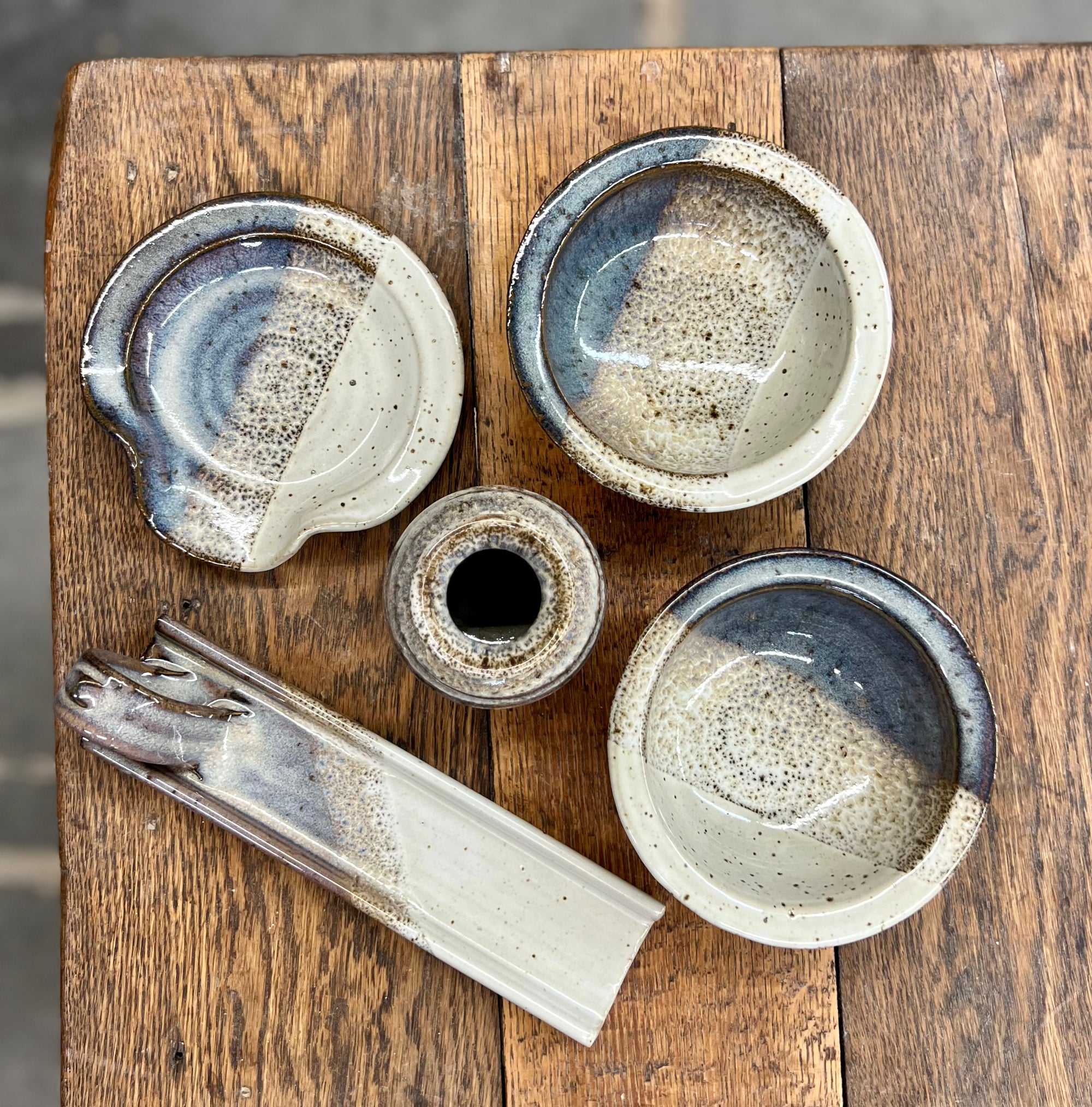 Basket Pots Set {Blue and White}
