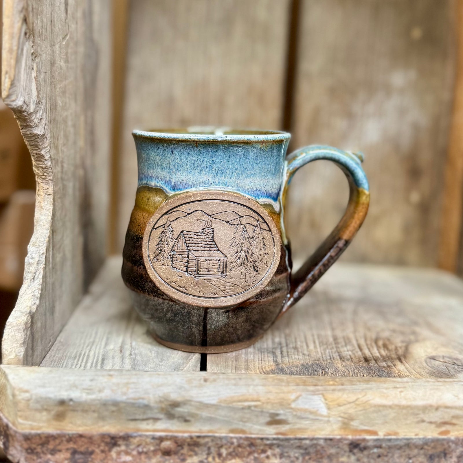 Cabin Mug {Earth and Sky}