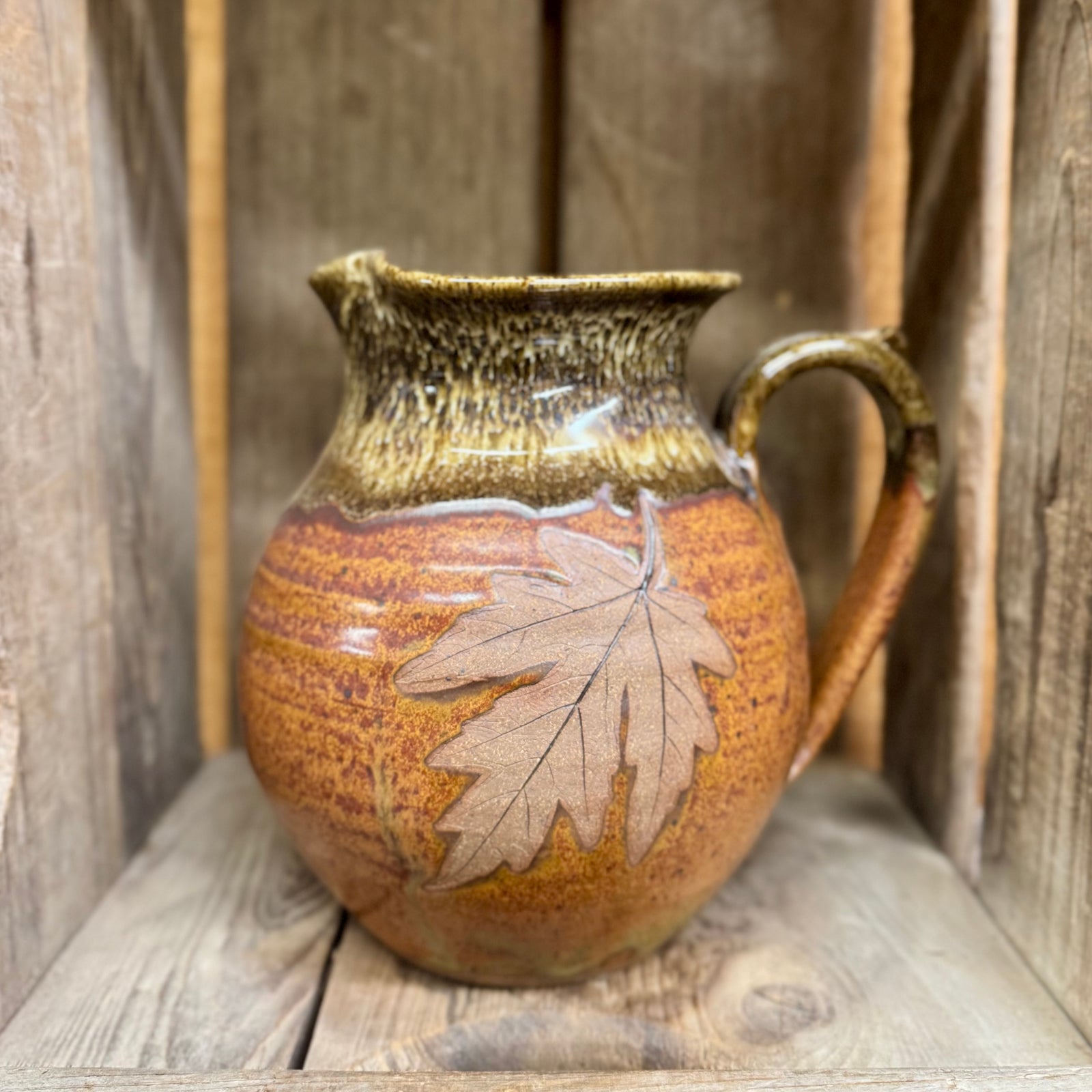 Large Pitcher {River Gold}