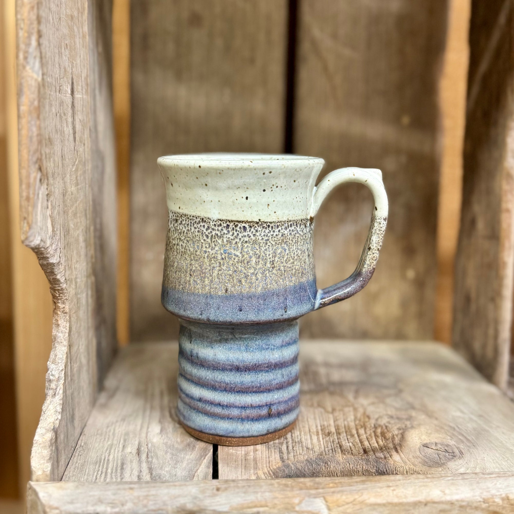 Travel Mug {Blue and White}
