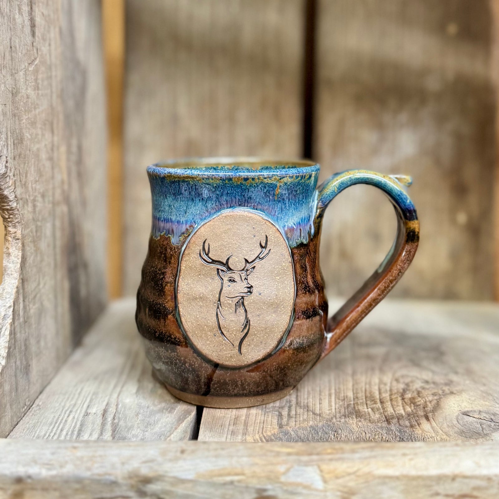 Deer Mug {Denim}