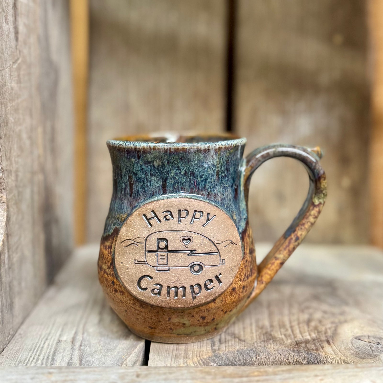 Happy Camper Mug {Autumn Storm}