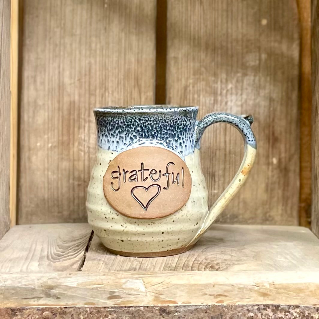 Grateful ❤️ Mug {Blueberry}