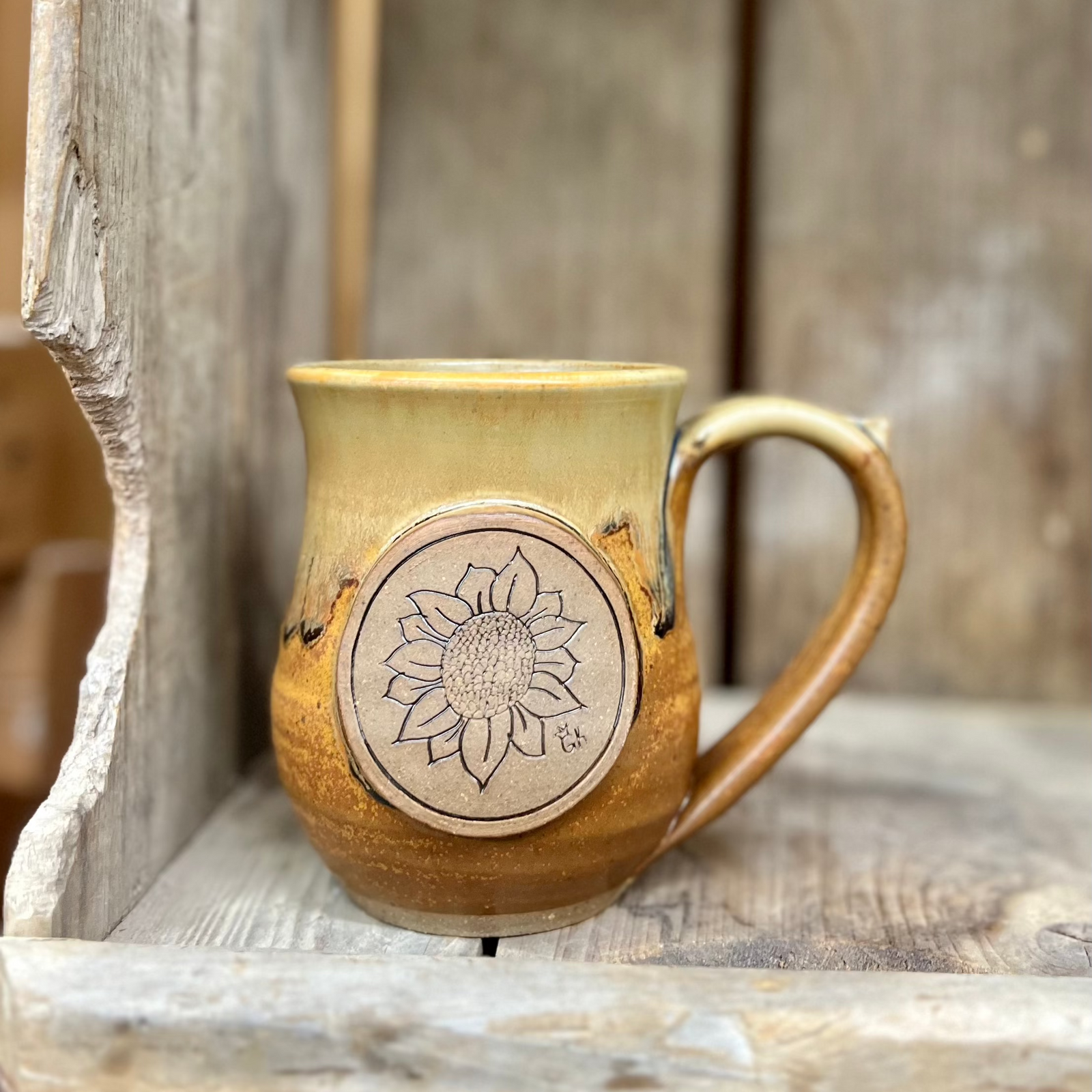 GK Sunflower Mug {Pumpkin}