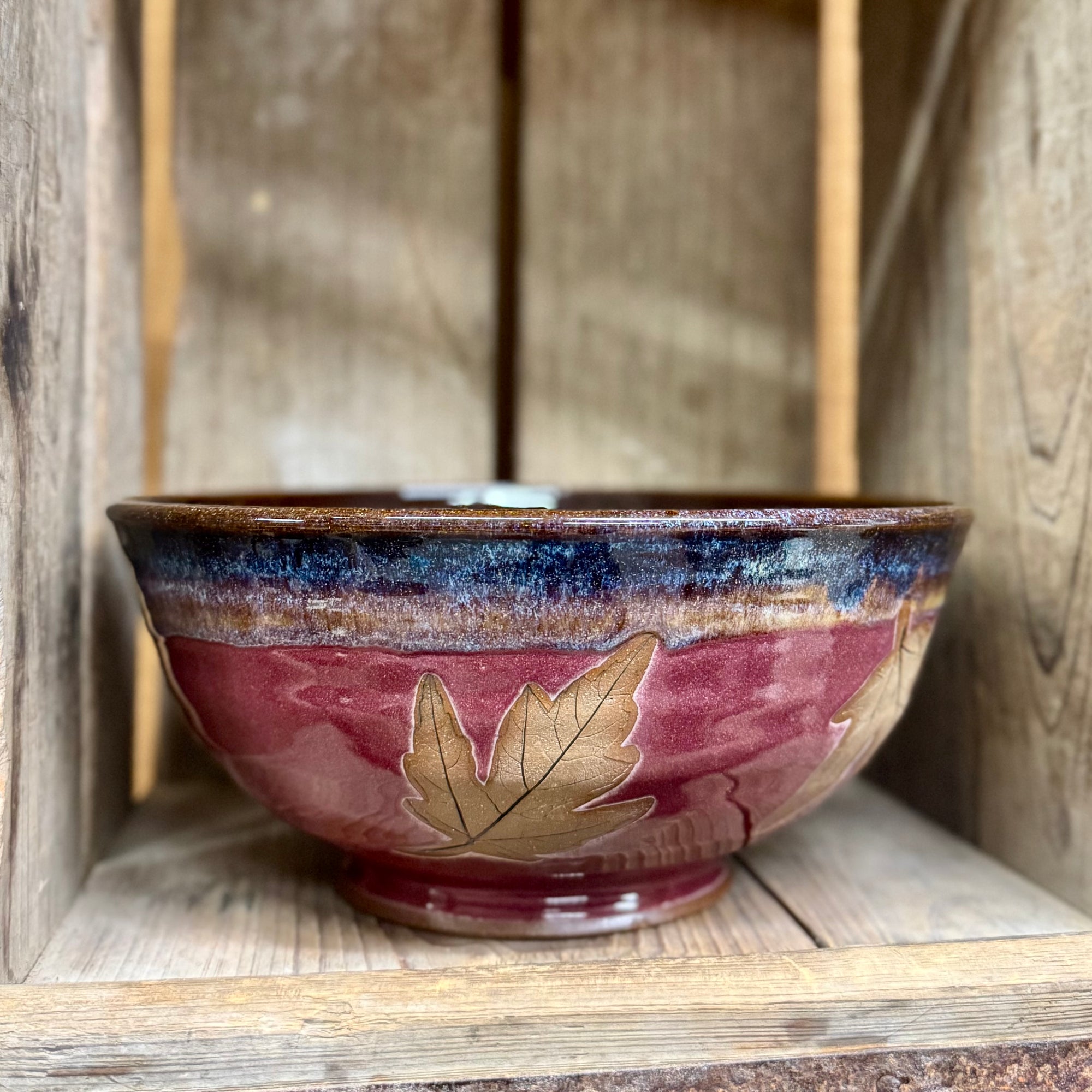 Leaf Bowl {Sunset}