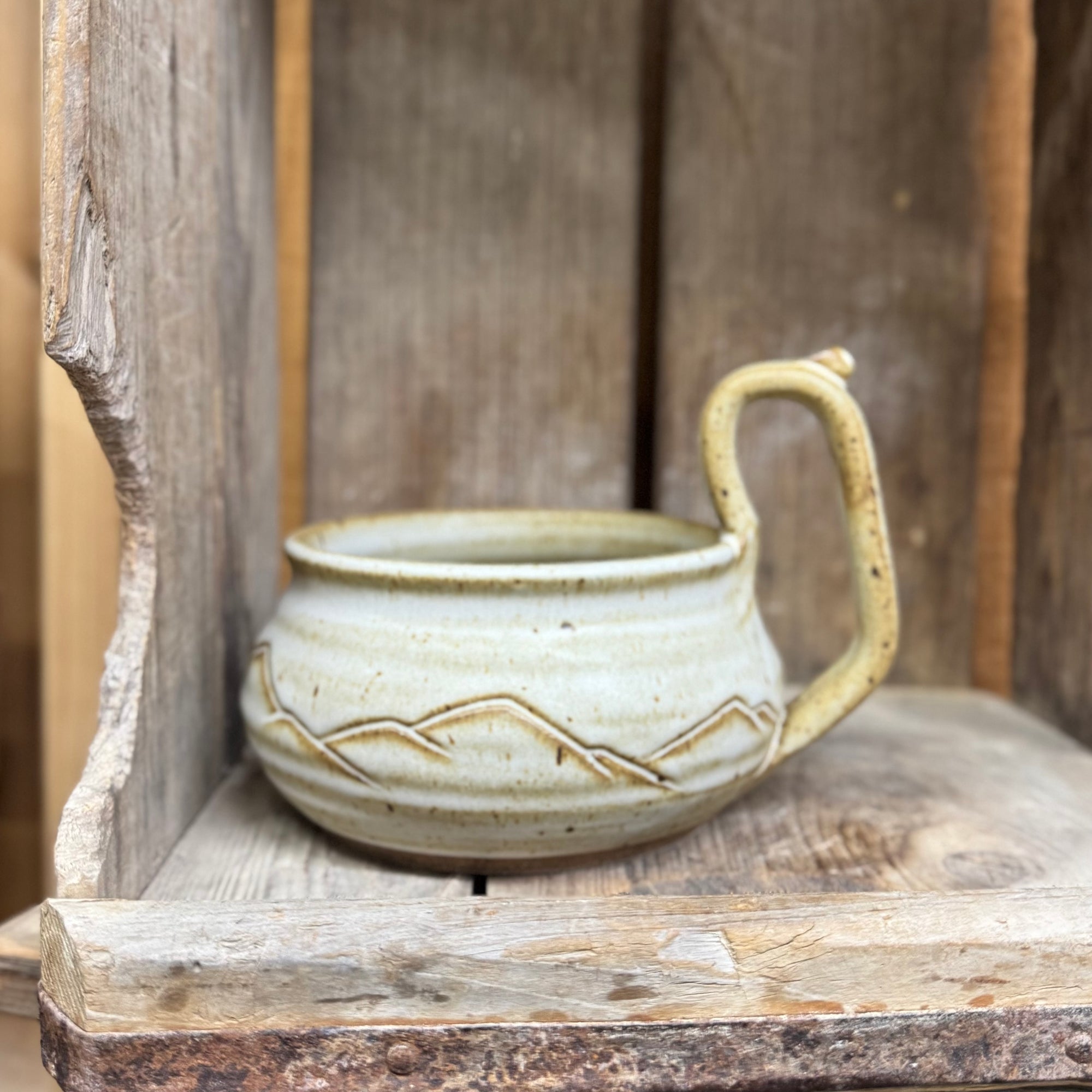 Soup Mug {Stony Mountain Range}