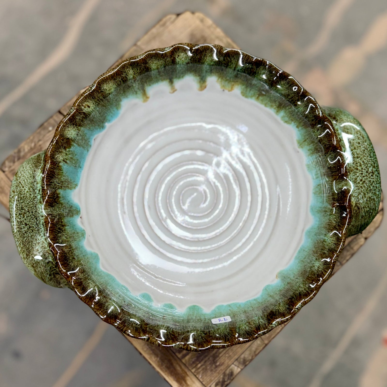 Pie Plate {Emerald}
