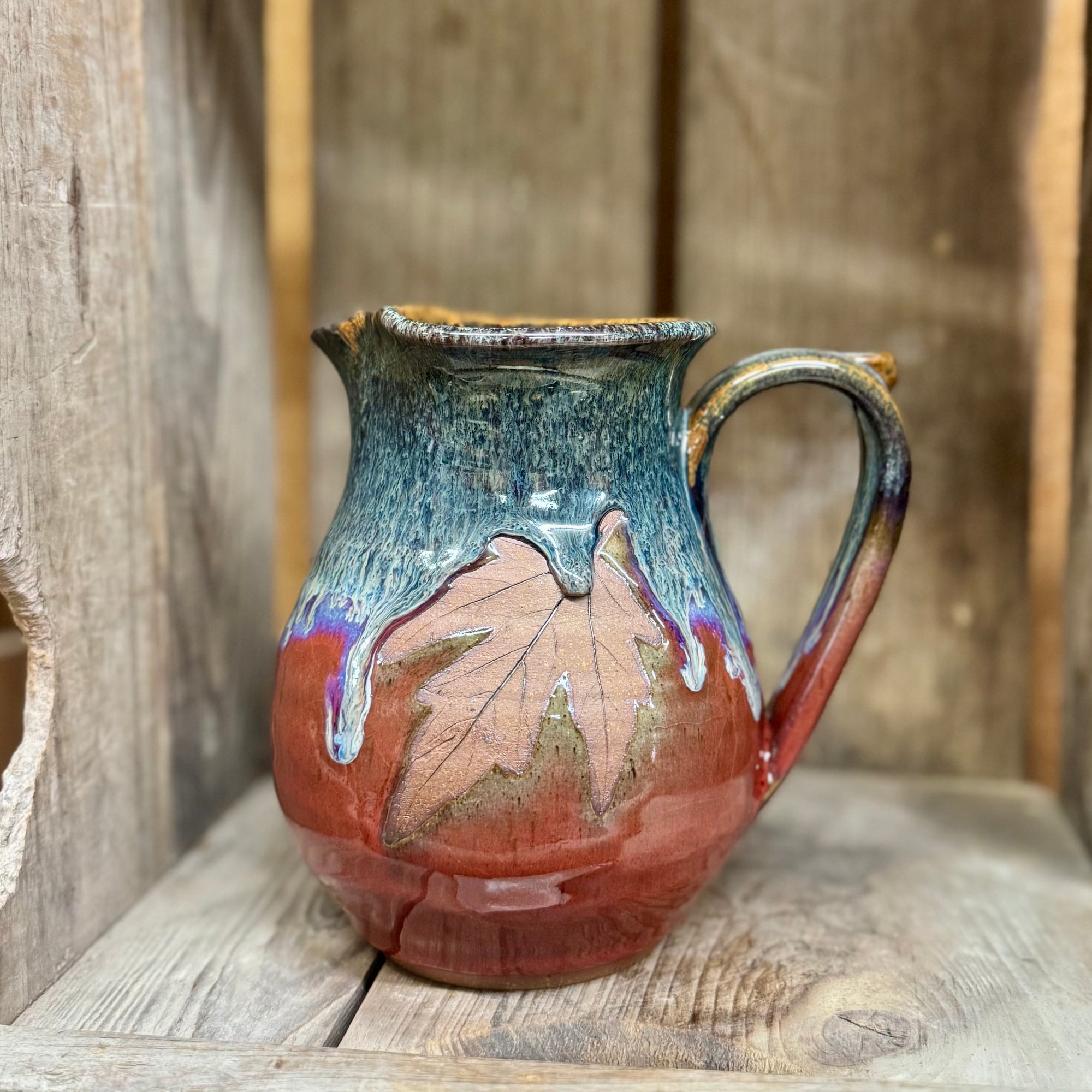 Leaf Pitcher {Mountain Storm}