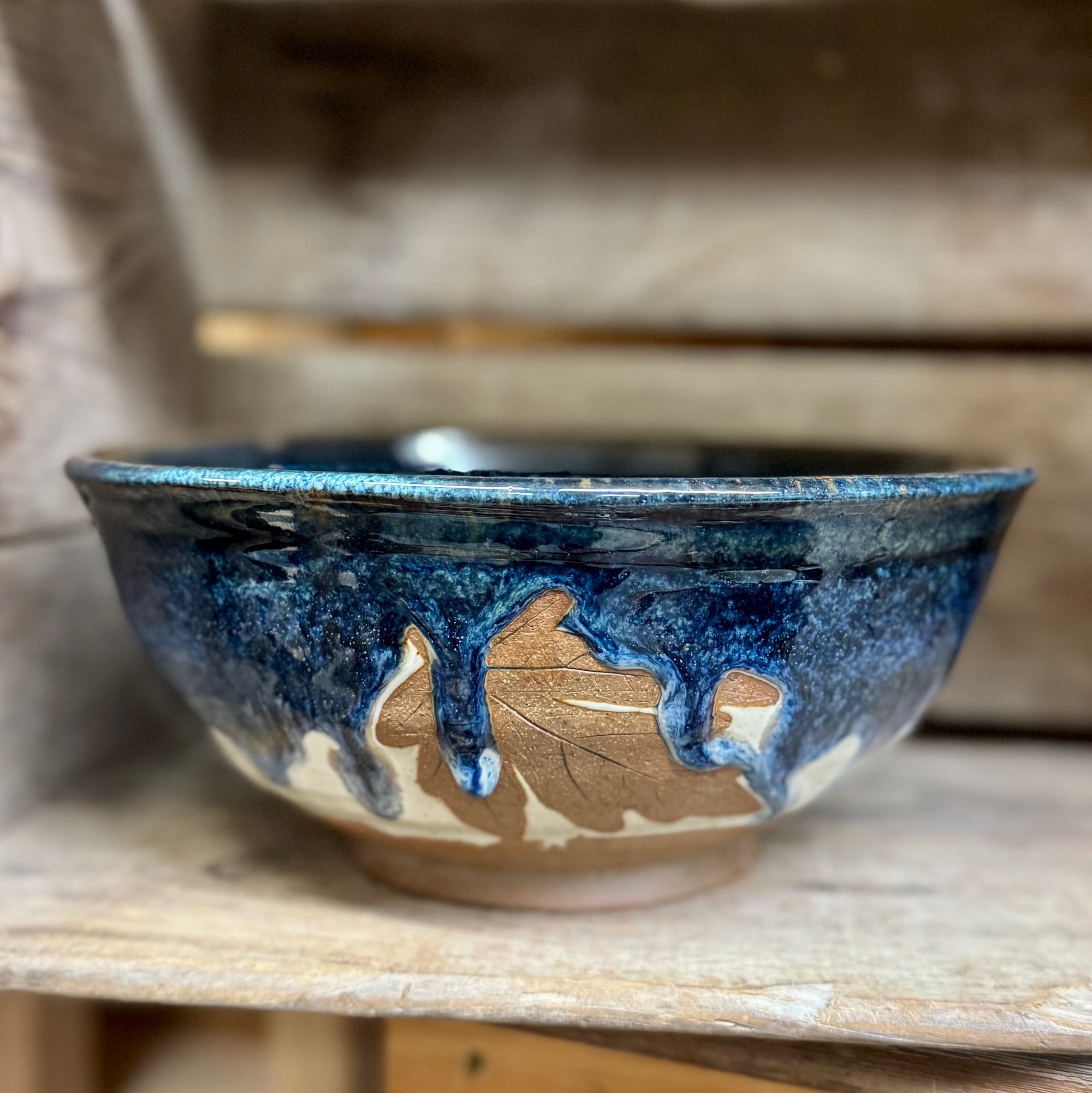 Leaf Bowl {Blue Jay}