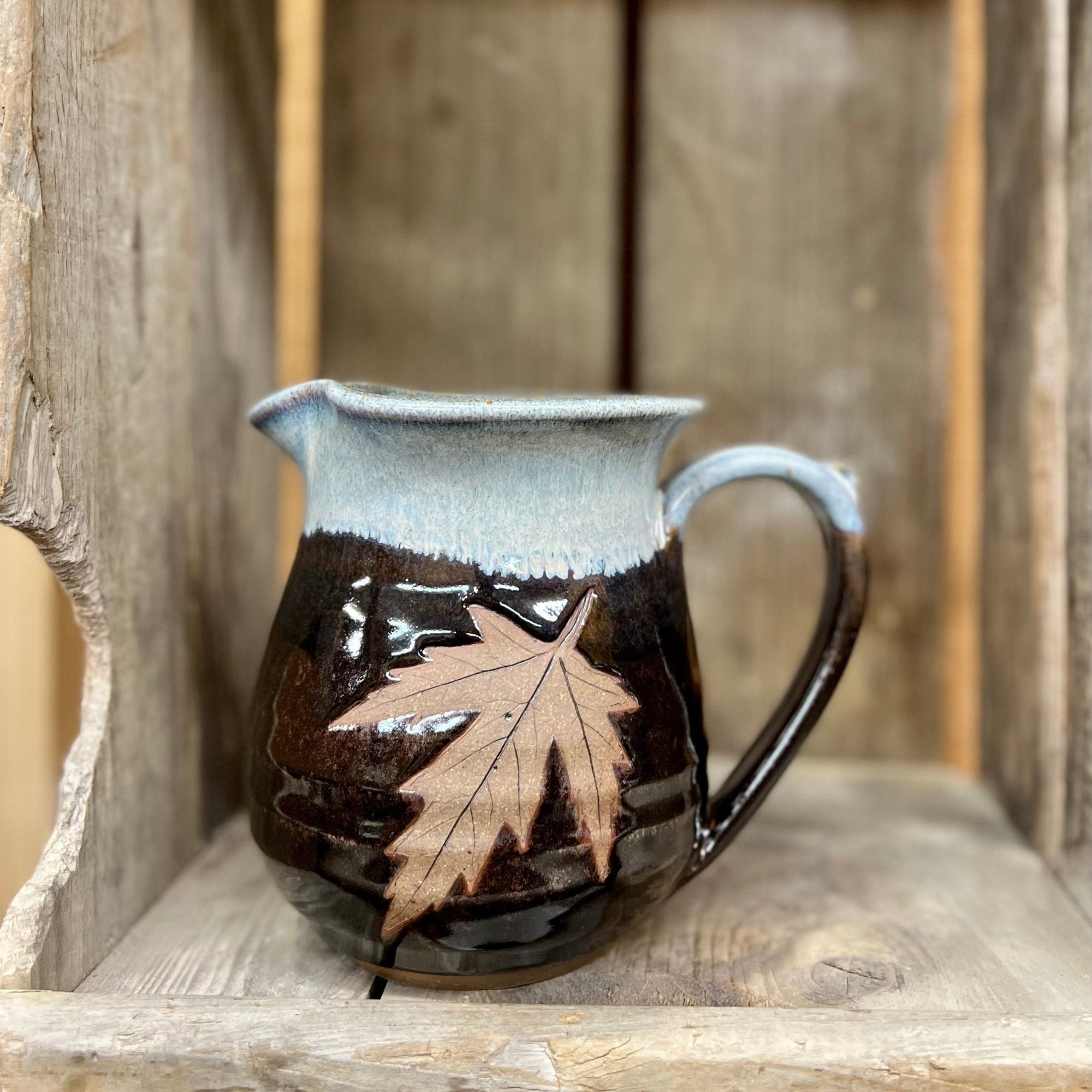 Leaf Pitcher {Denim}