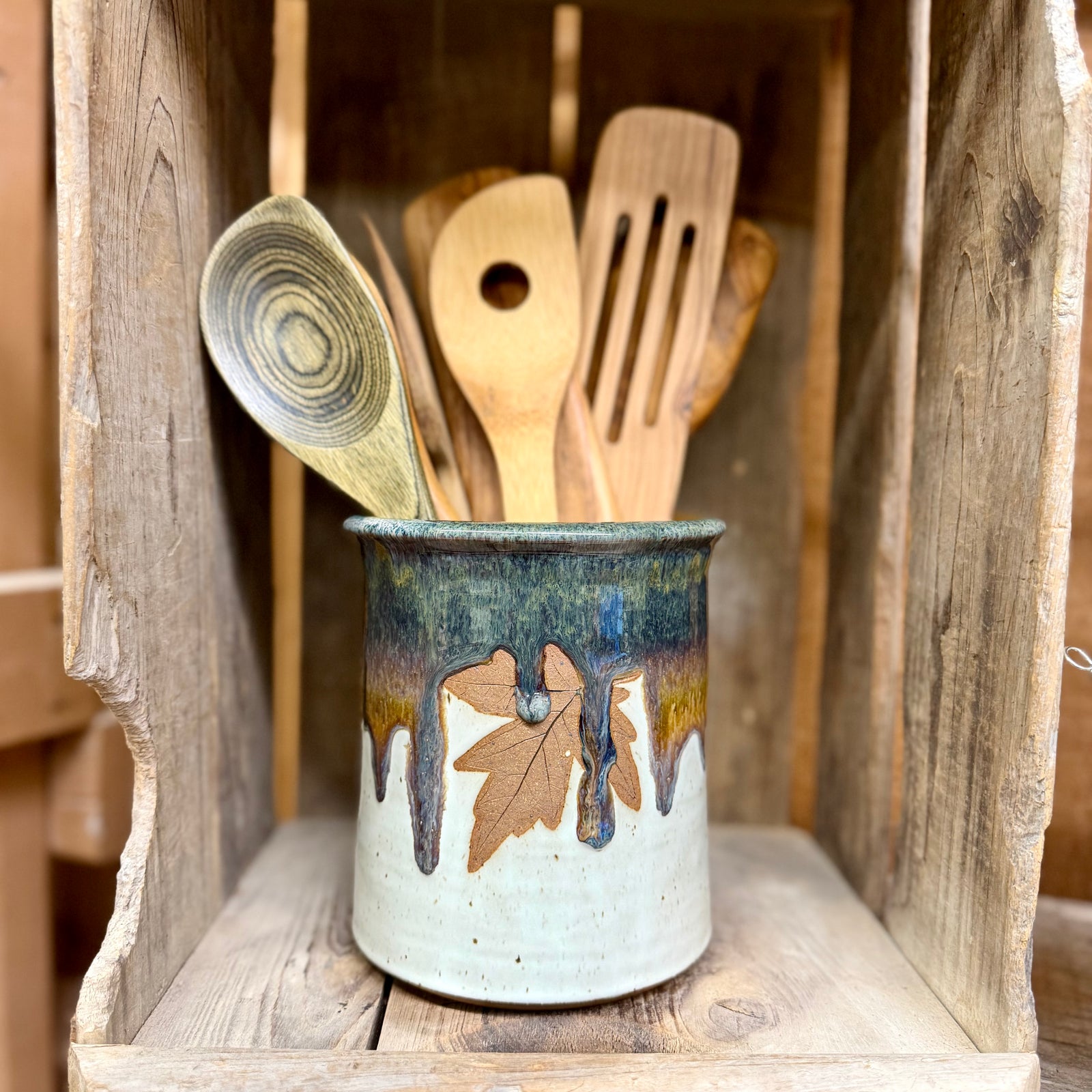Utensil Holder {Stormy}
