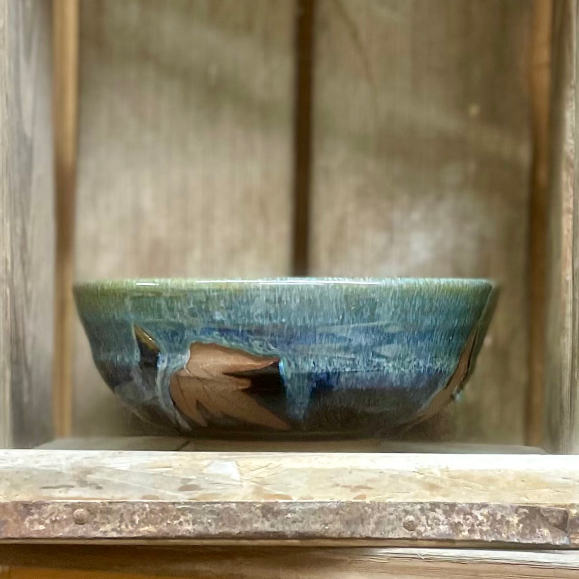 Leaf Bowl {Emerald Night}