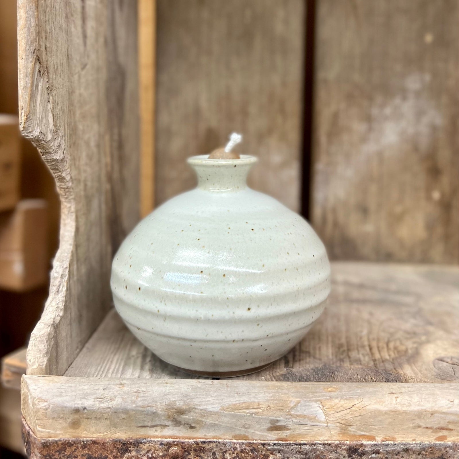 Oil Lamp {Classic White}