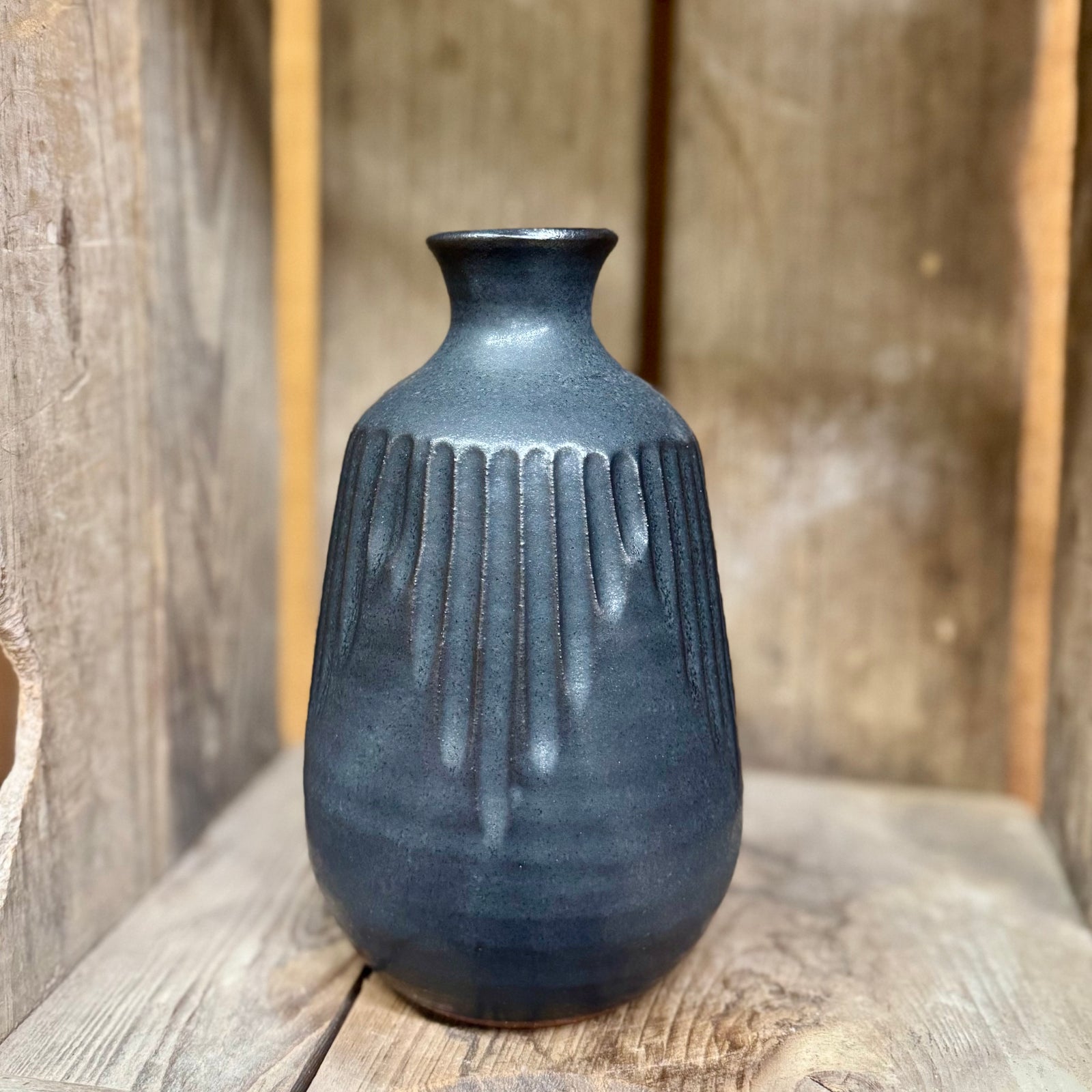 Appalachian Collection Bottle Vase {Slate Lined}