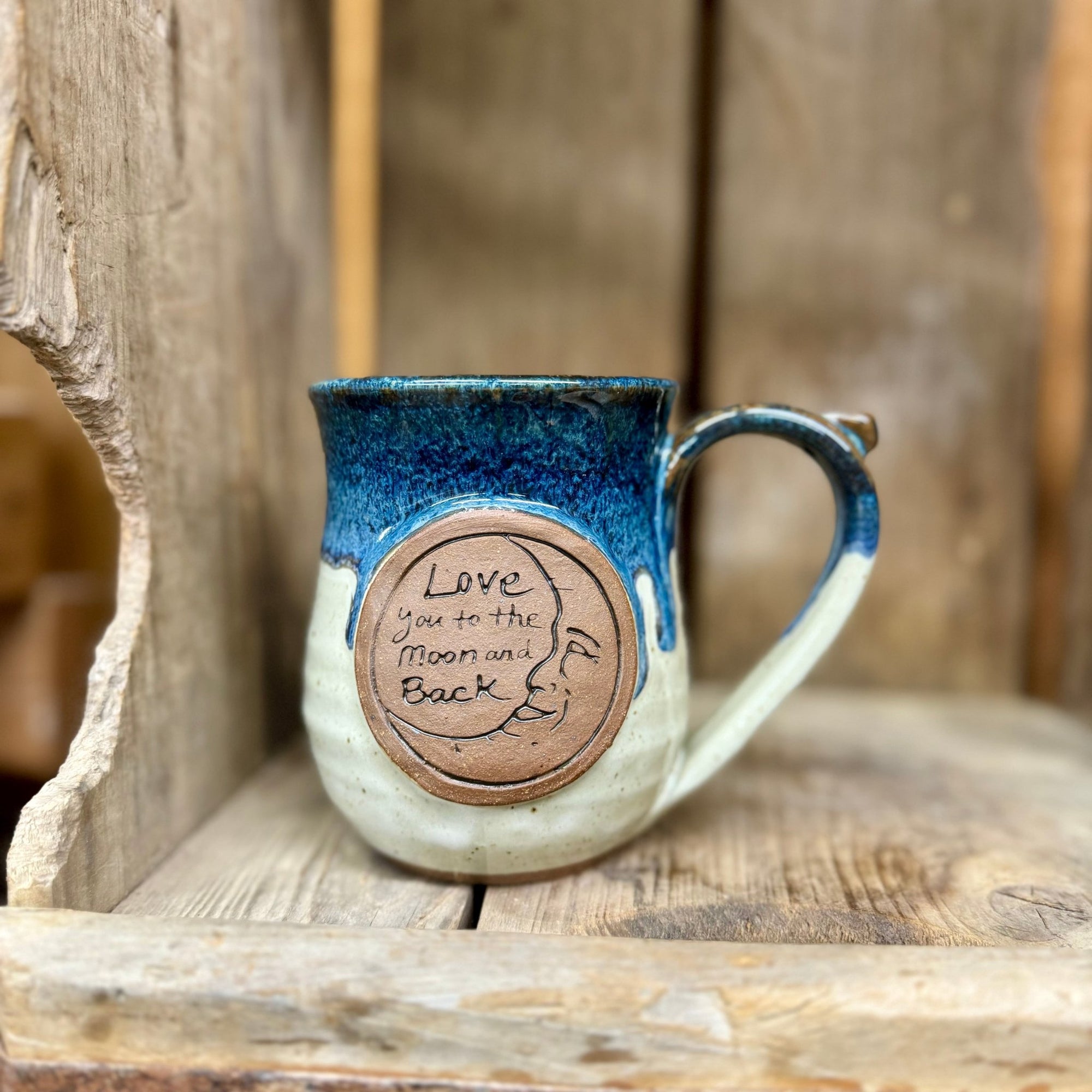 Love You To The Moon Mug {Blue Jay}