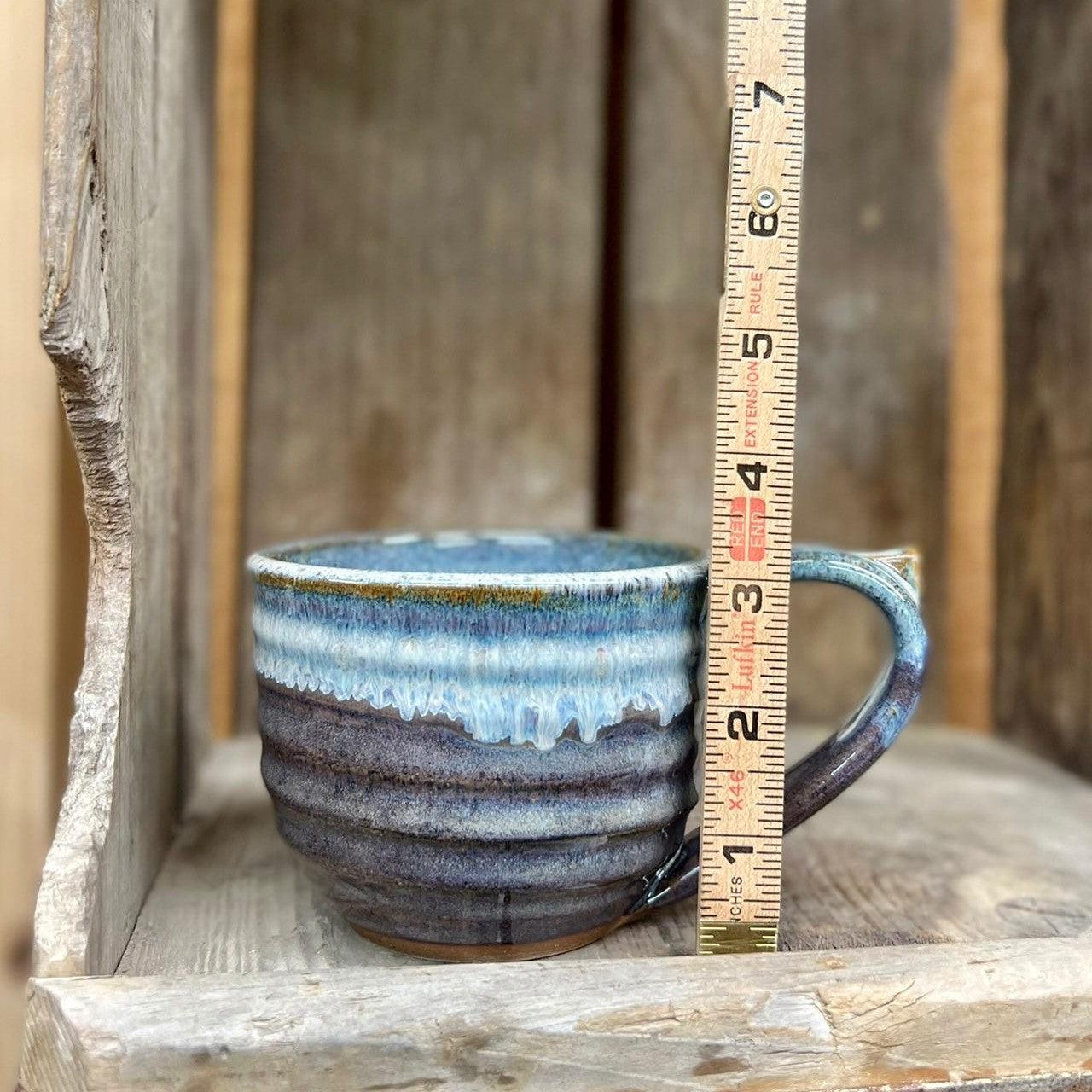 Cappuccino Mug {Smoky Blue}