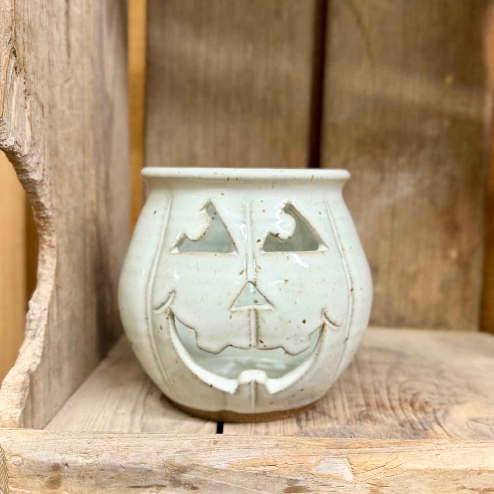 Small Jack O’Lantern {Classic White}