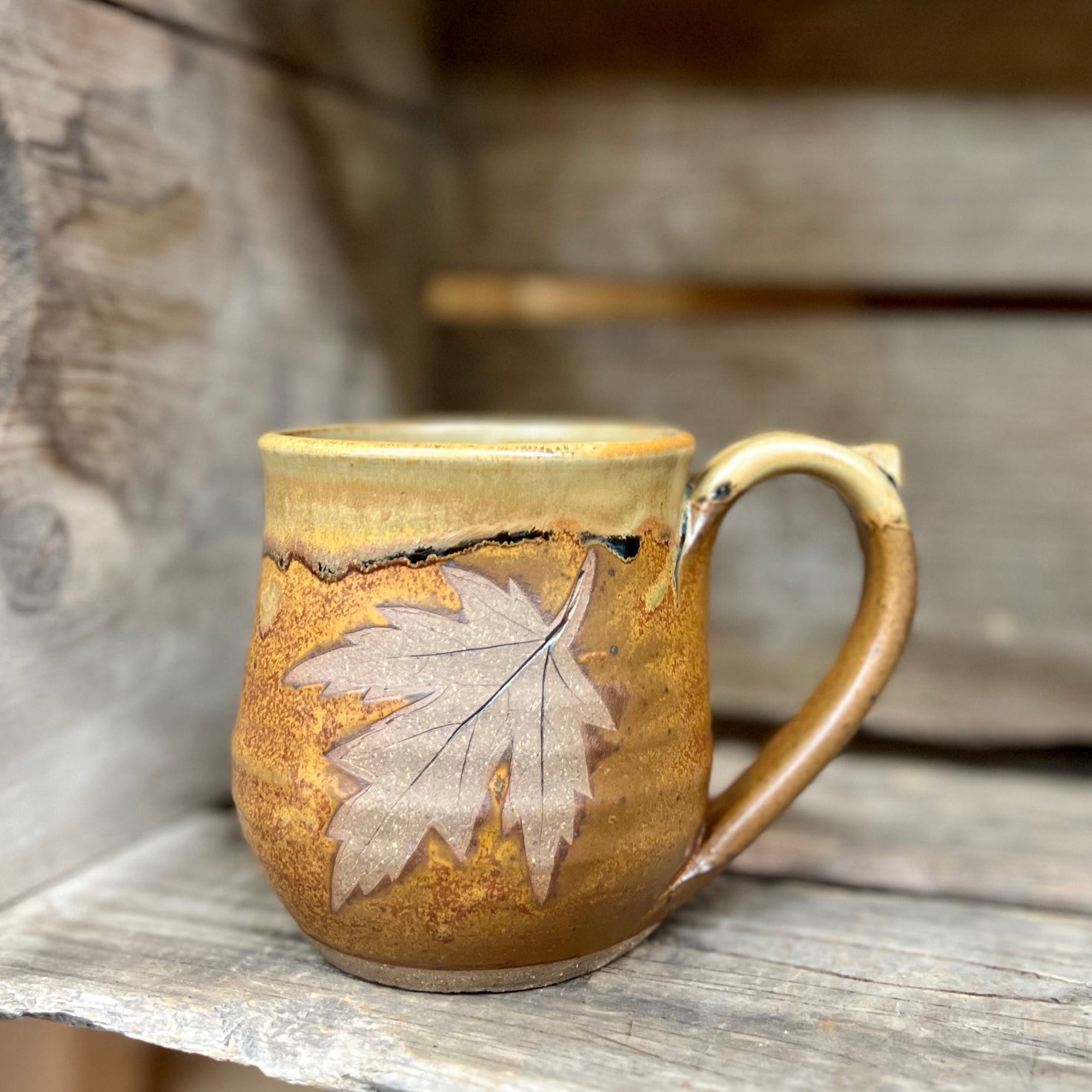 Leaf Mug {Pumpkin}