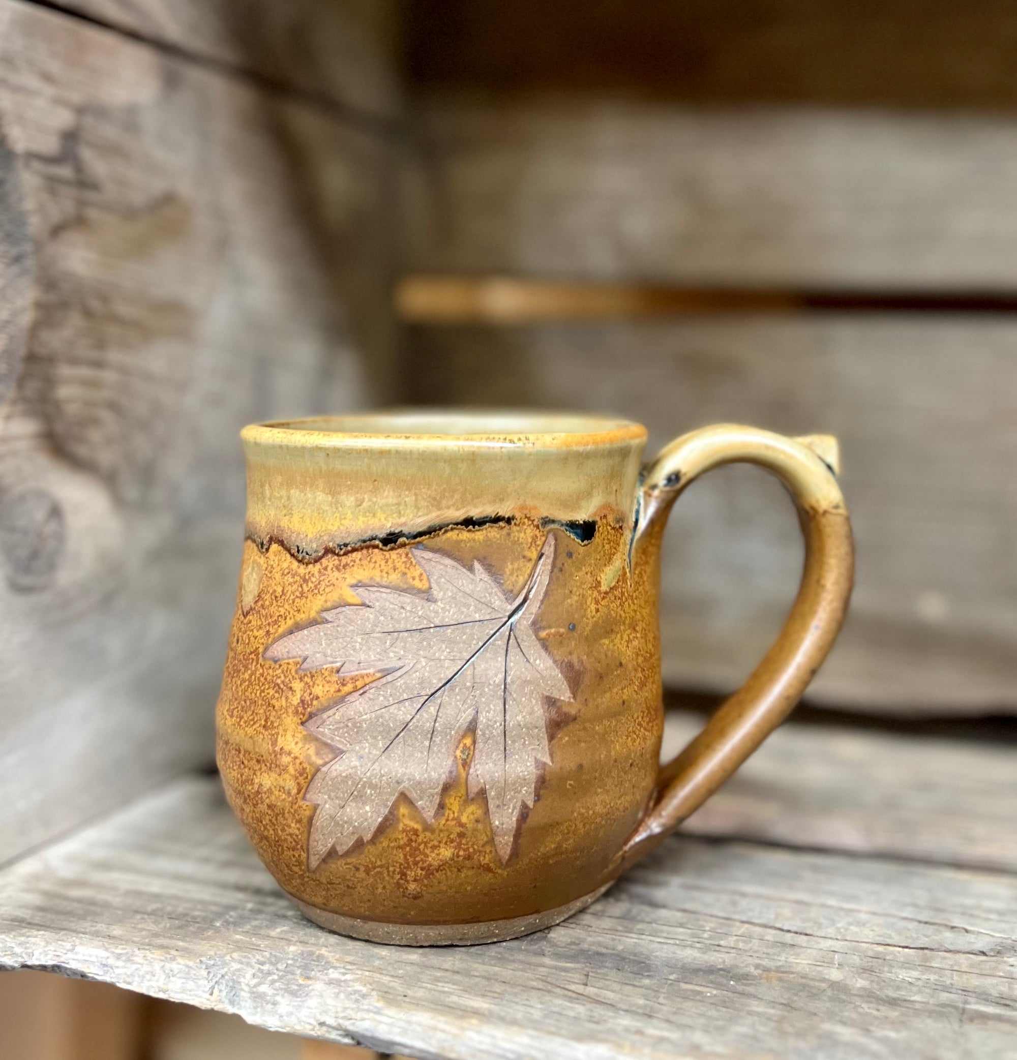 Leaf Mug {Pumpkin}