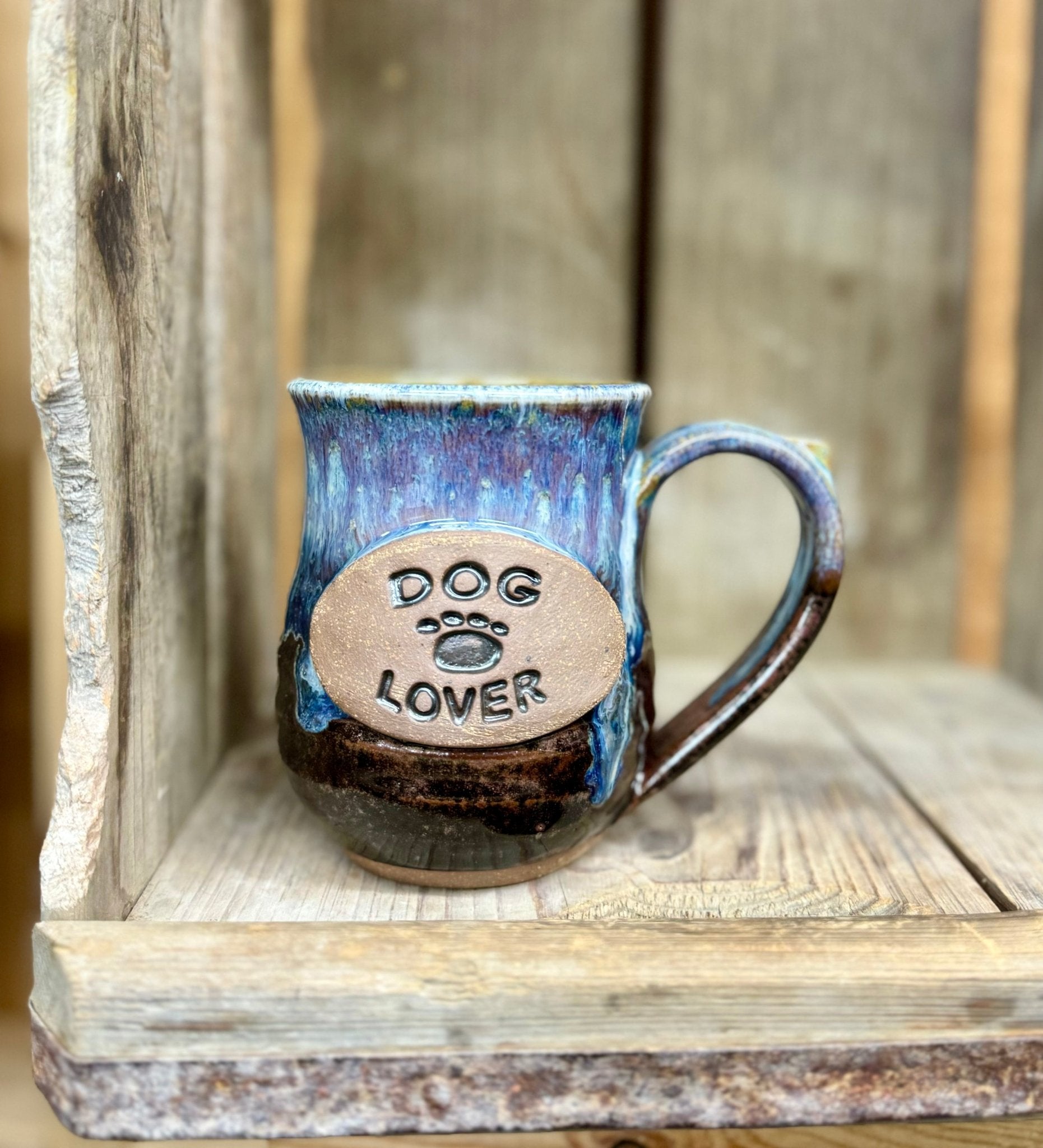 Dog Lover Mug {Denim}