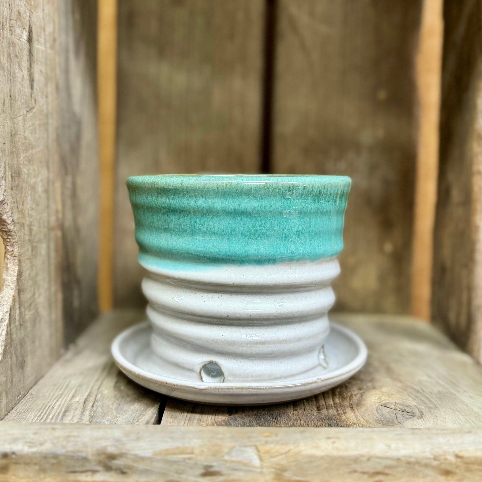 Small Planter {Sea Glass}