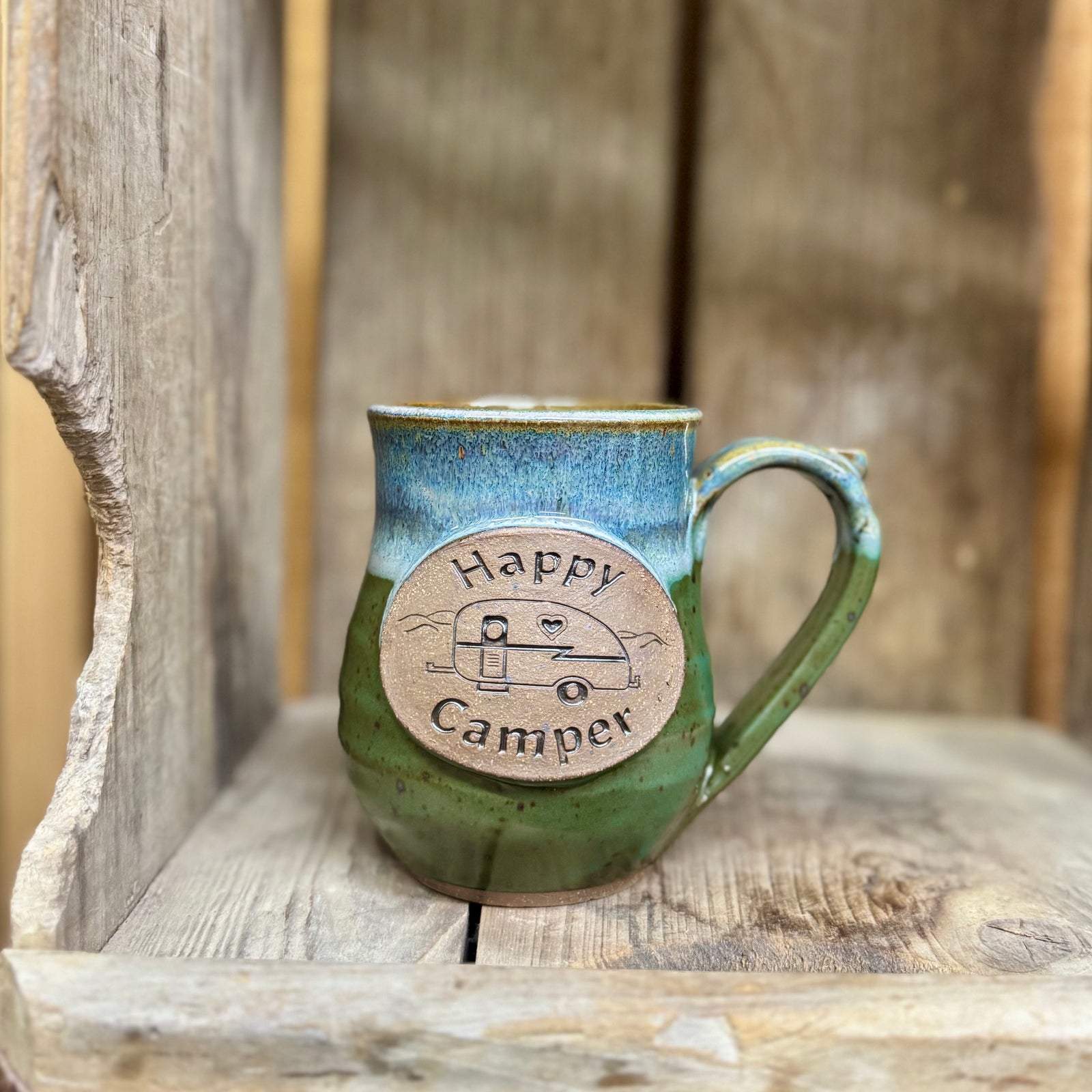 Happy Camper Mug {Field of Dreams}