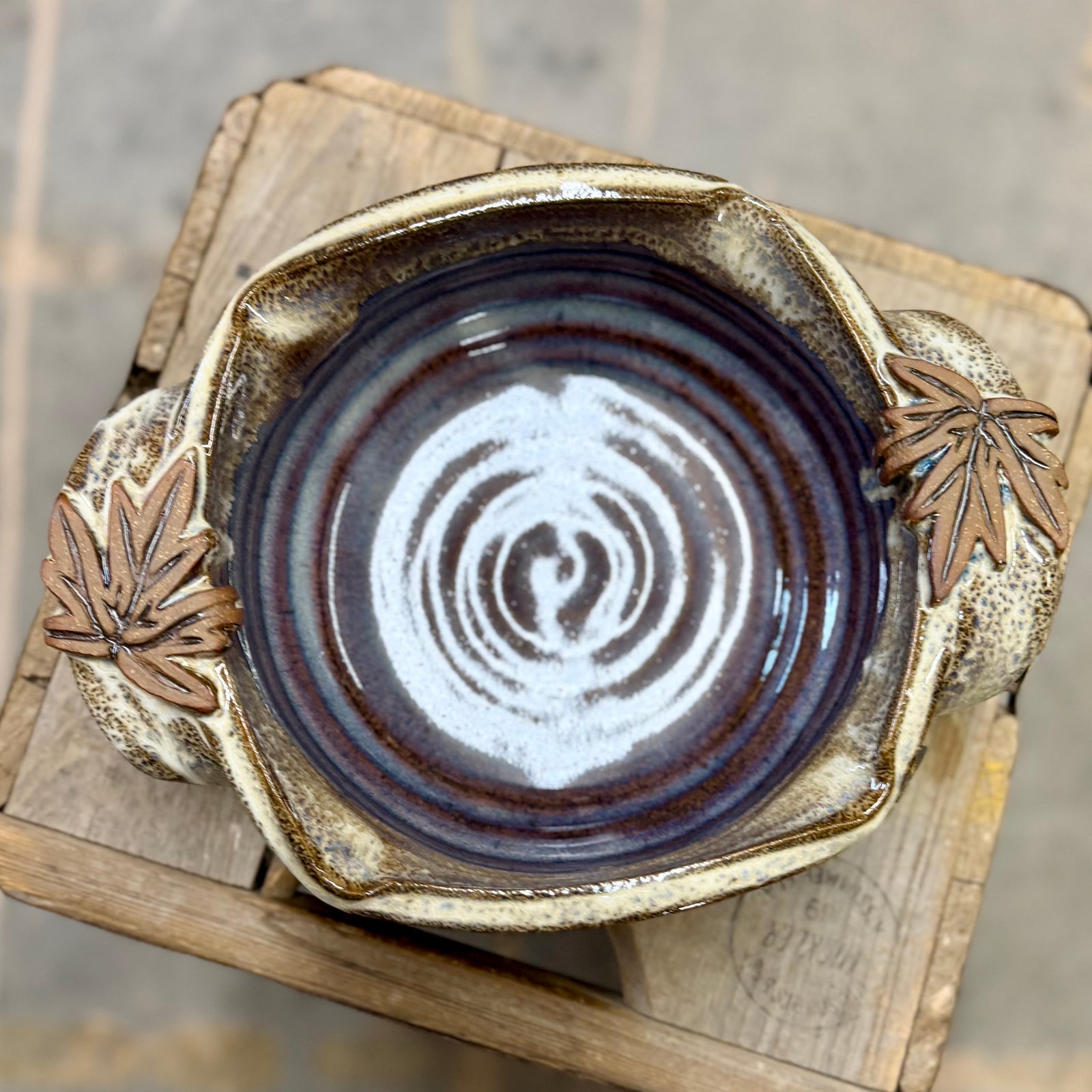 Leaf Baker Small {Blue Mist}