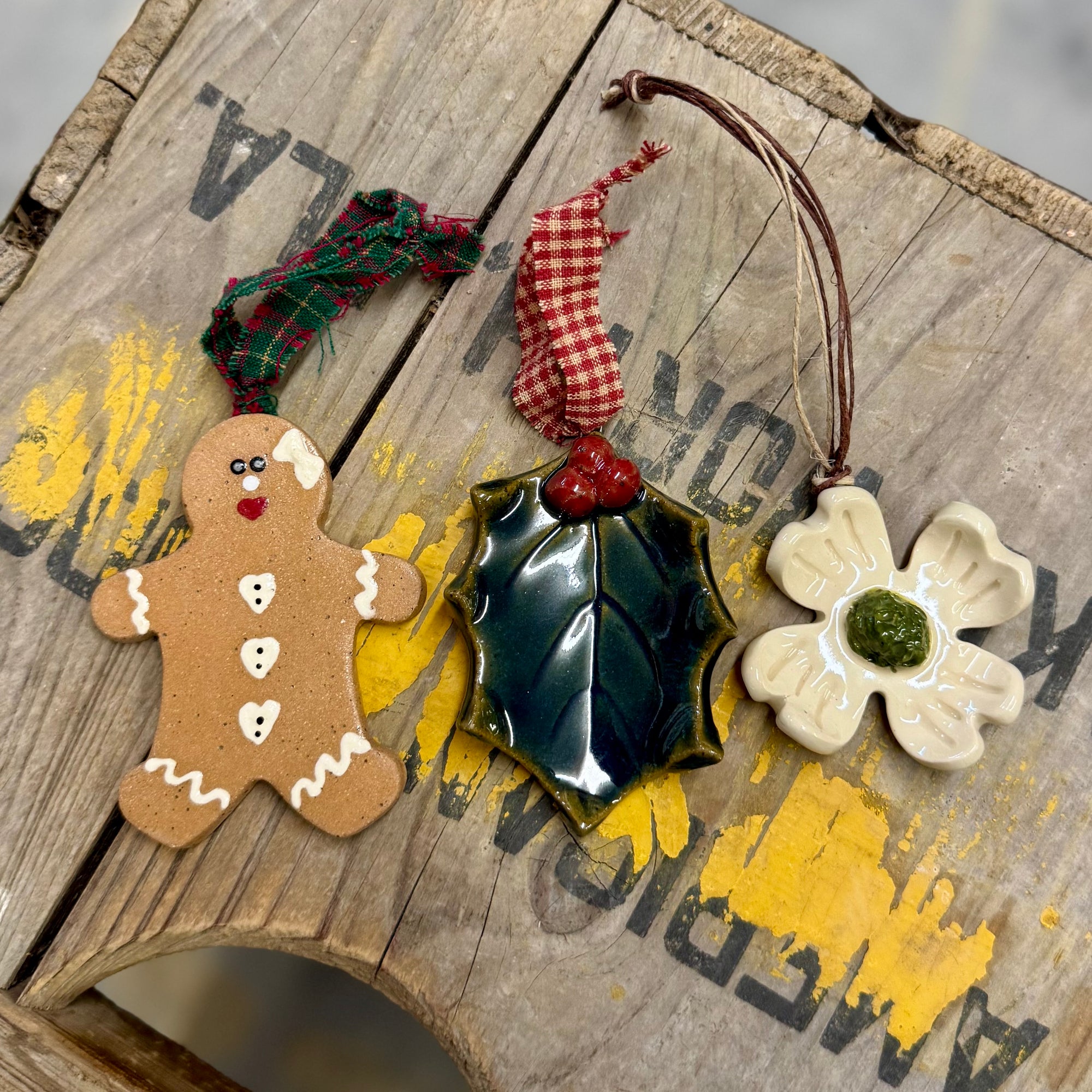 Christmas Ornaments {Dogwood Set}