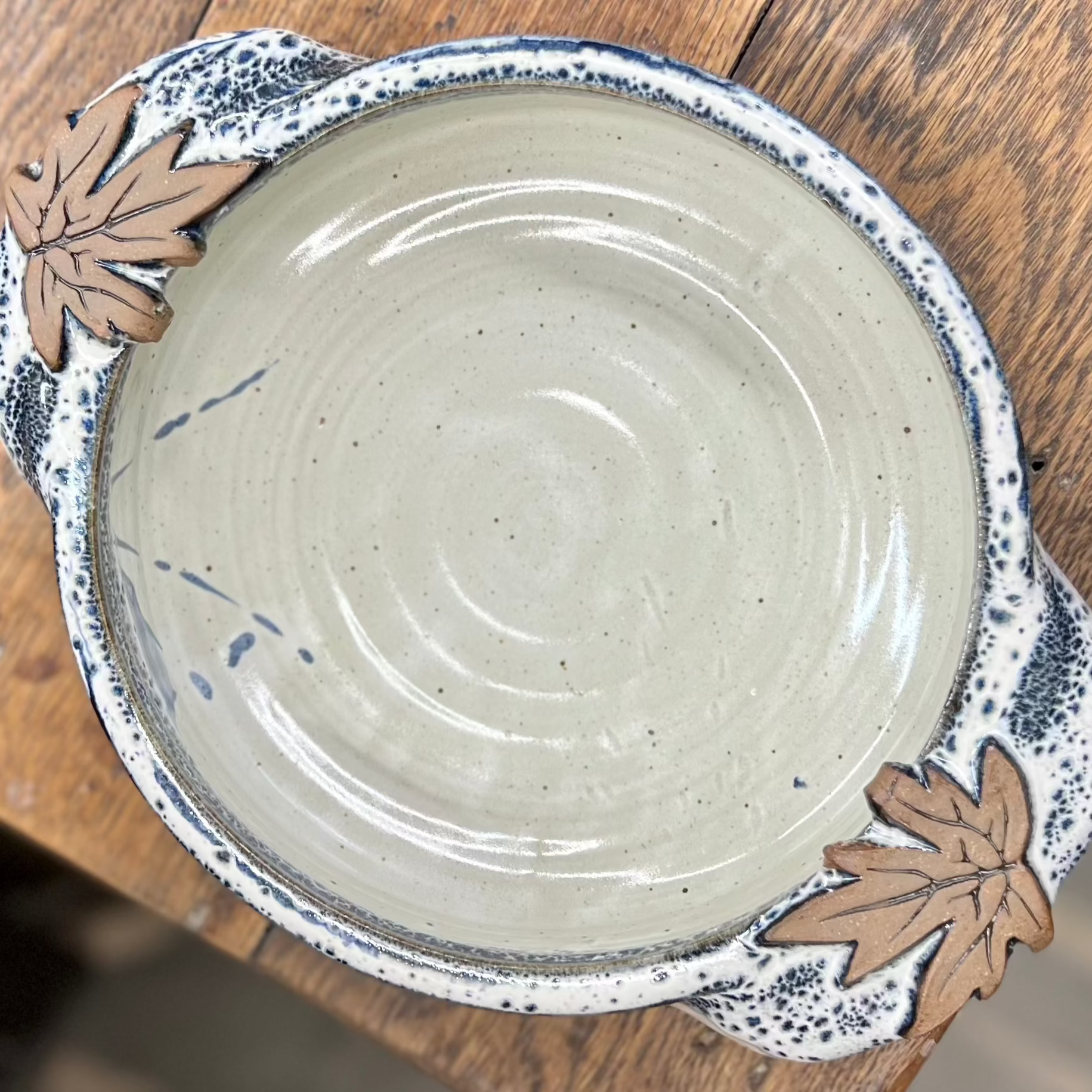 Leaf Casserole Small {Blueberry}