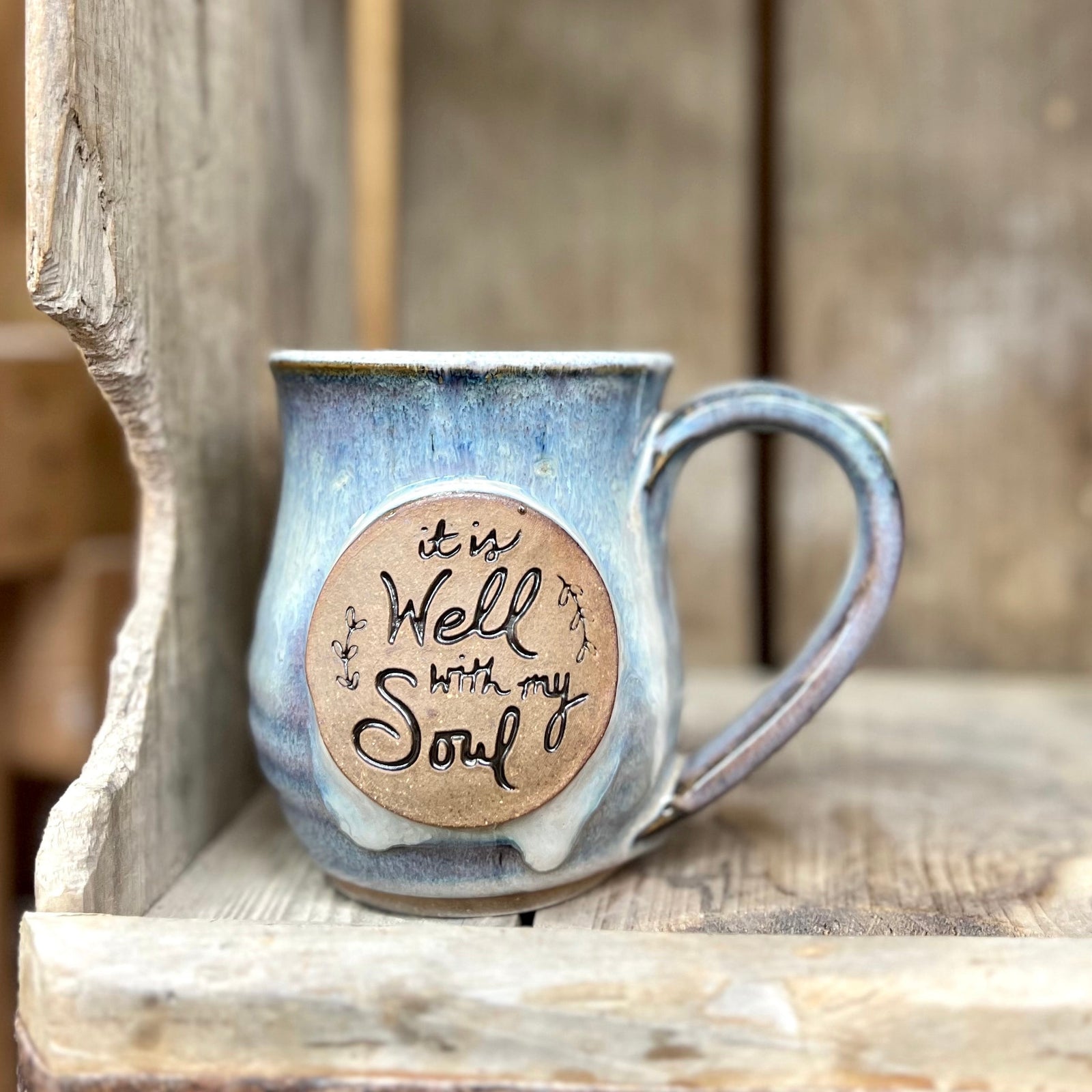 It is Well Mug {Smoky Blue}