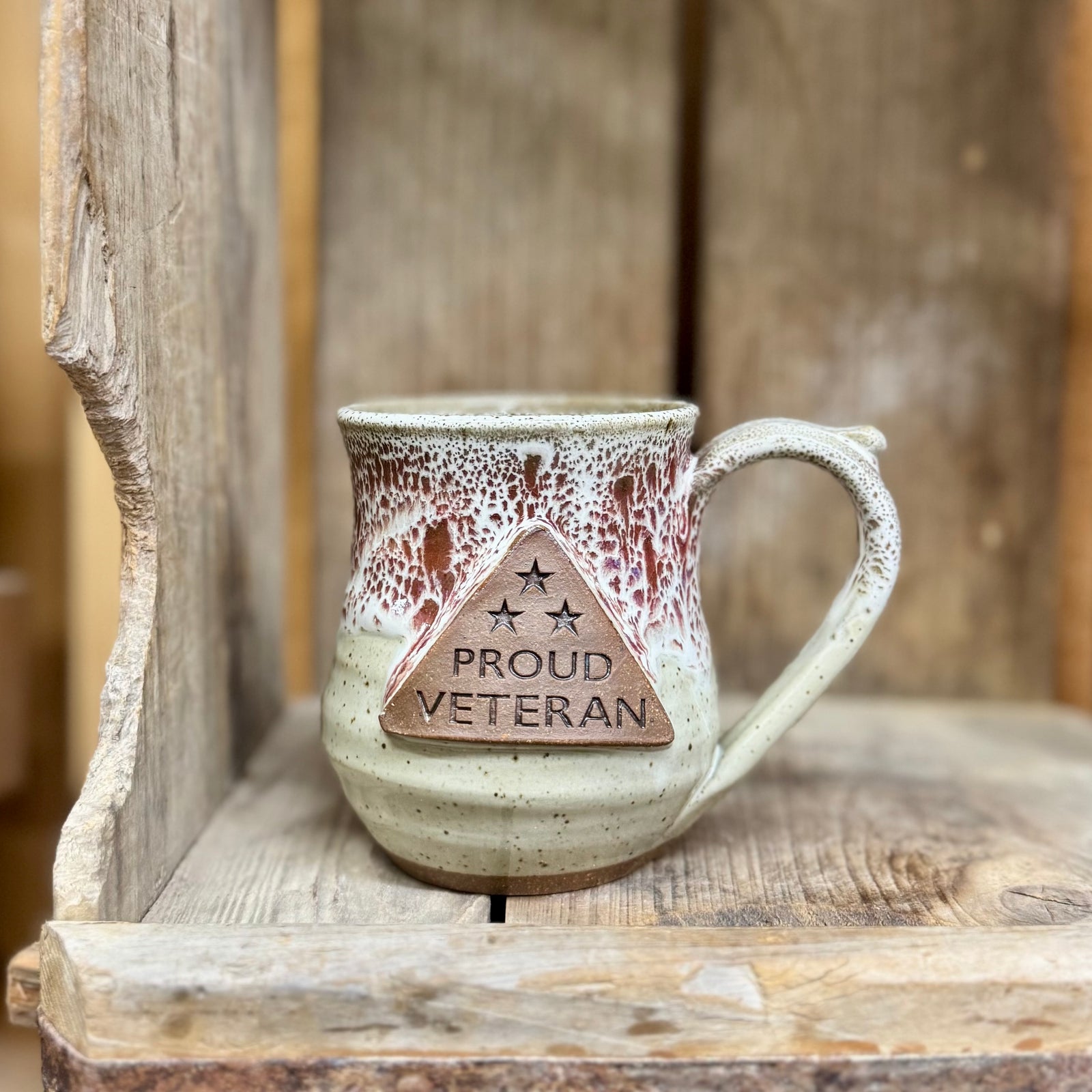 Proud Veteran Mug {White Chocolate Raspberry}