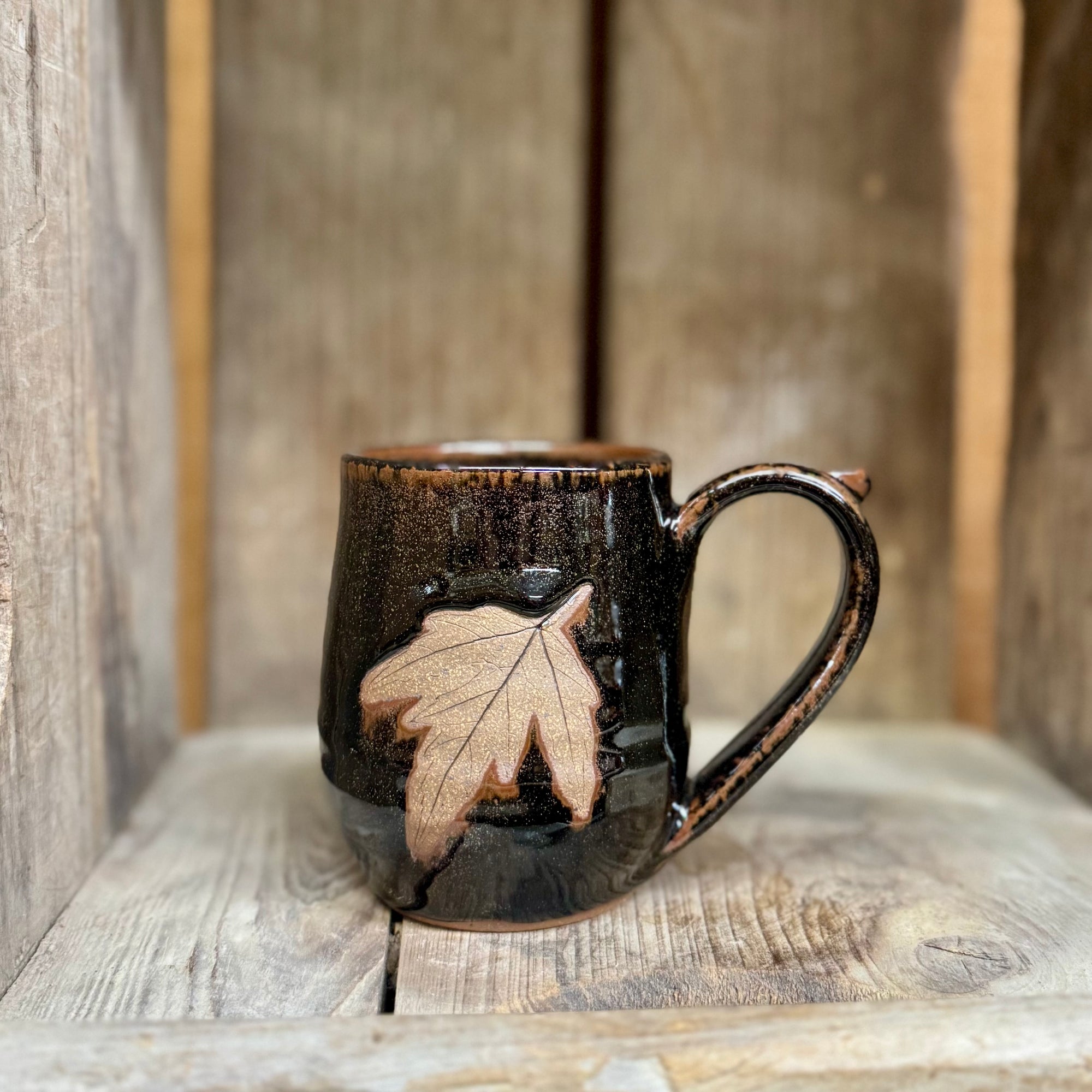 Leaf Mug {Walnut}