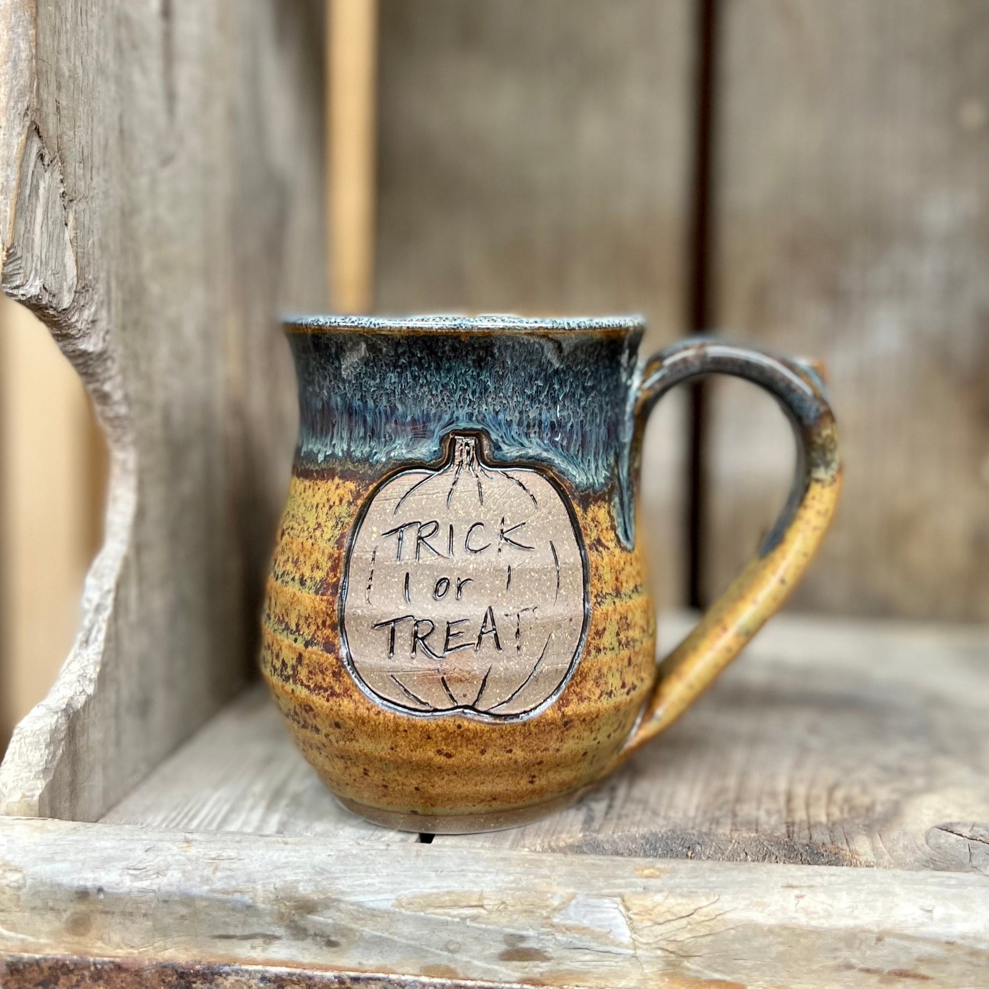 Trick or Treat Mug {Autumn Storm}