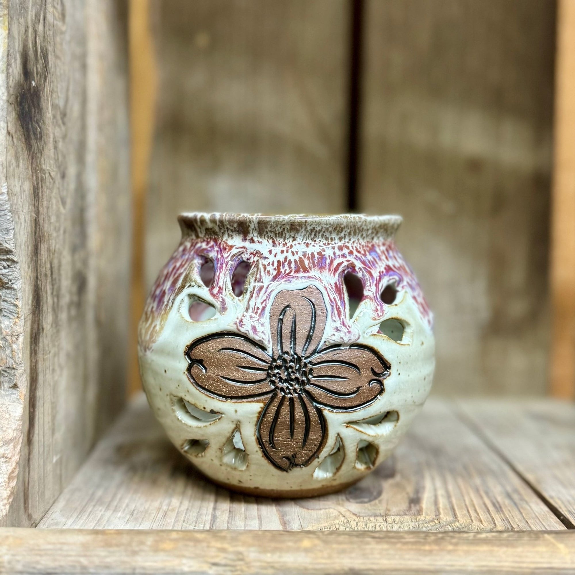 Small Dogwood Luminary {White Chocolate Raspberry}