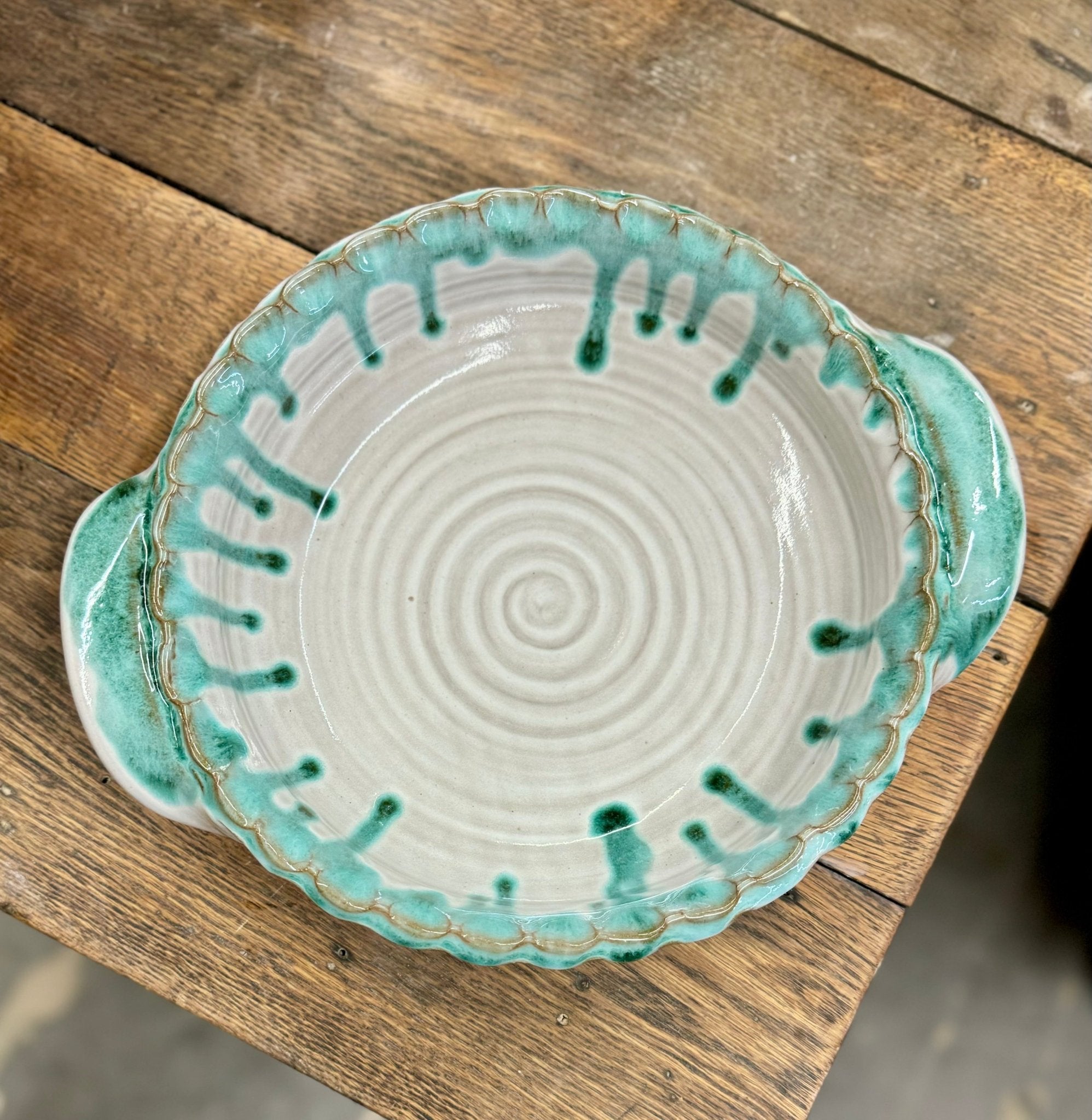 Pie Plate {Sea Glass}
