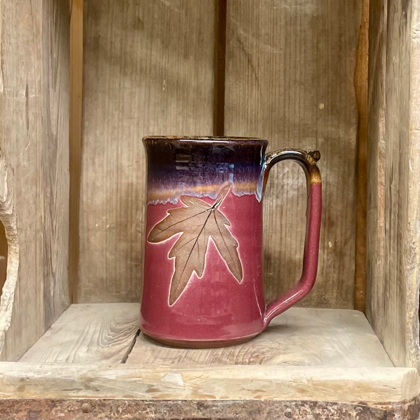 Leaf Stein {Sunset}