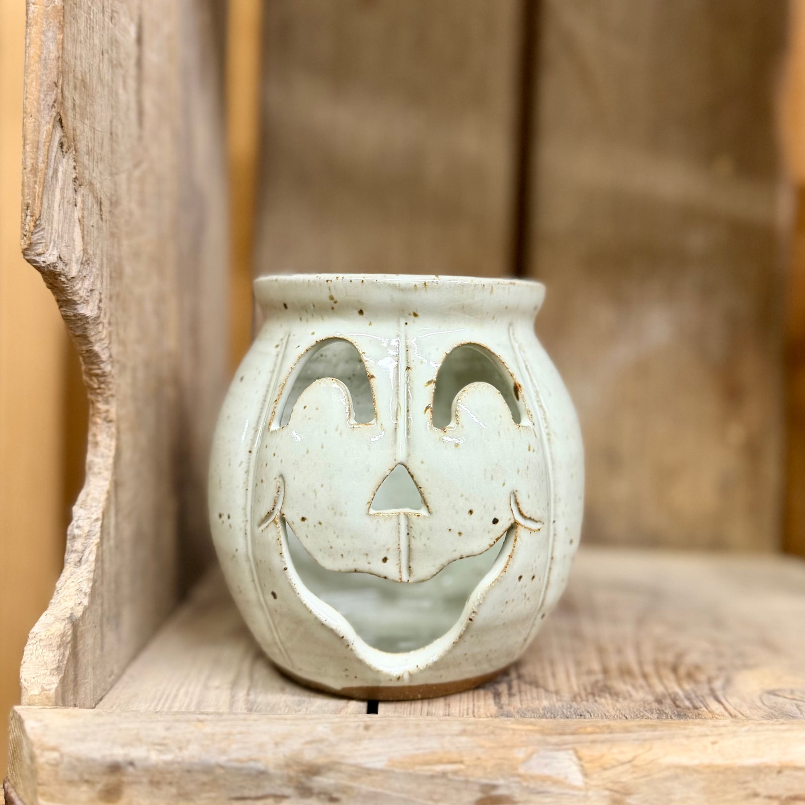 Small Jack O’Lantern {Classic White}